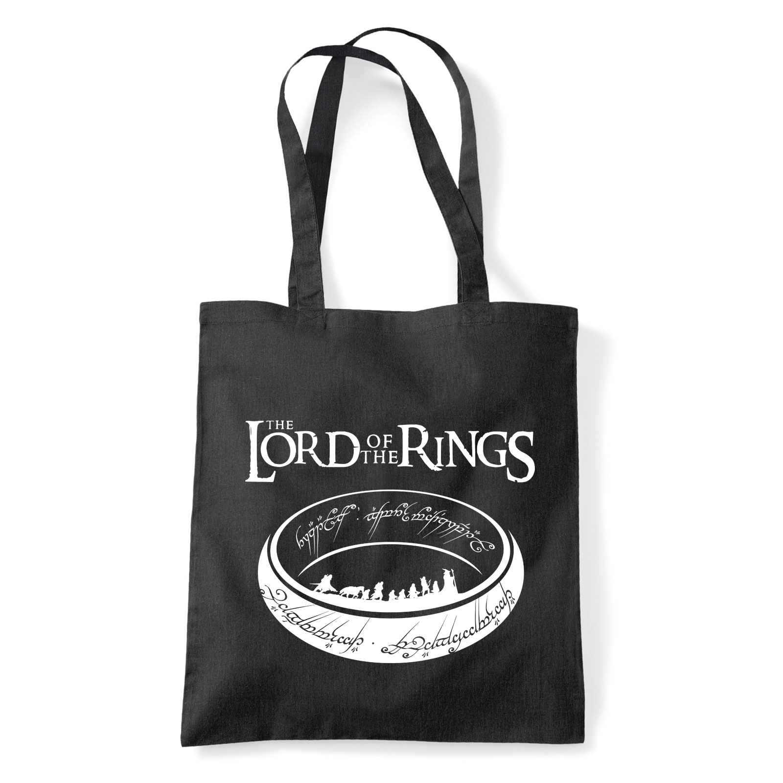 the lord of the rings a gyűrűk ura Fekete Shopper Vászontáska