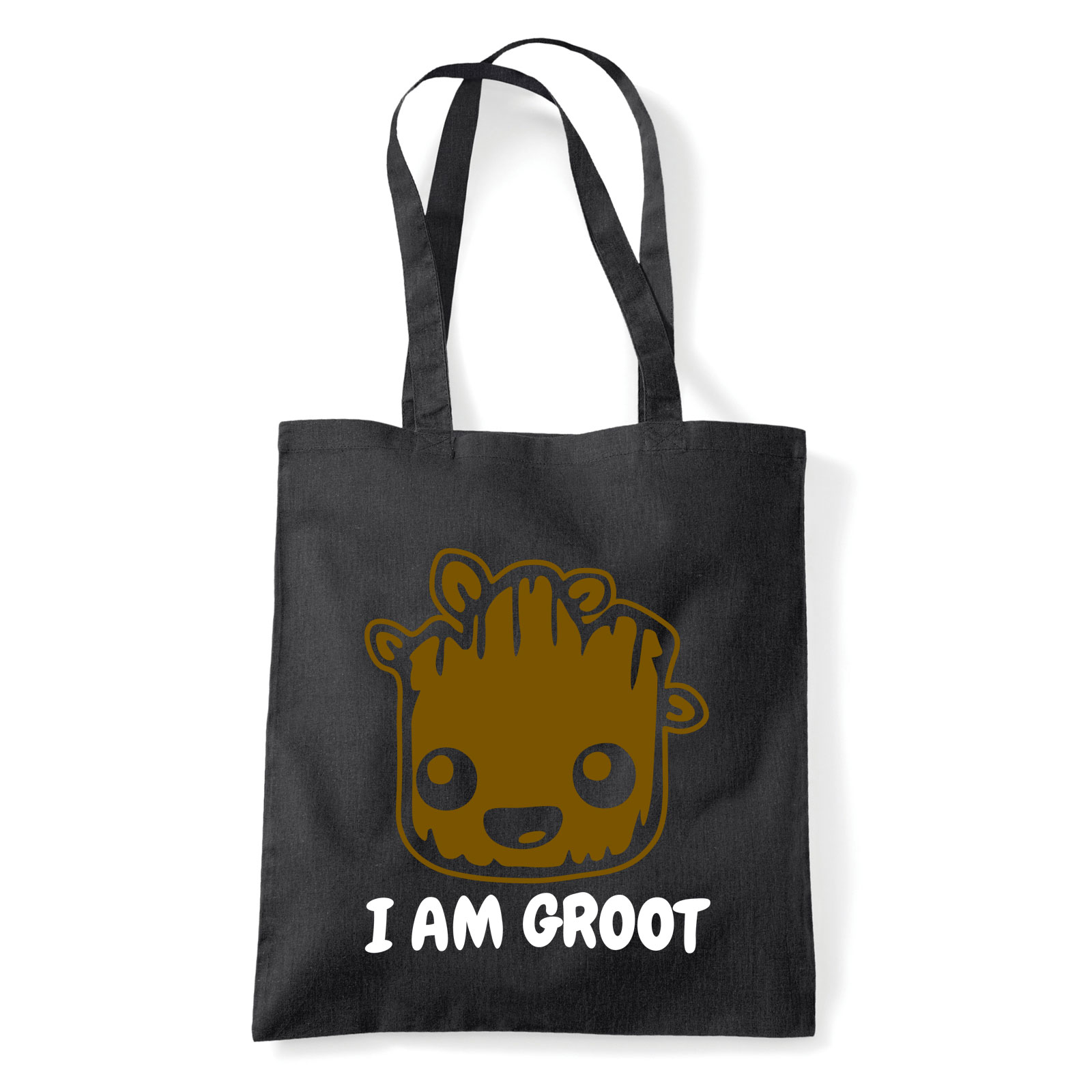 i am groot Fekete Shopper Vászontáska