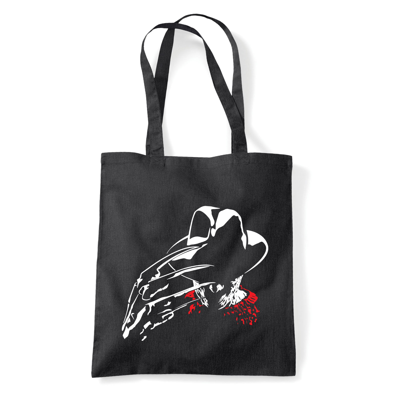 horror freddy krueger Fekete Shopper Vászontáska