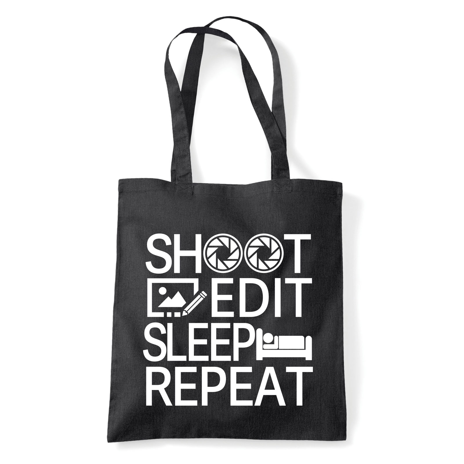 fényképész fényképező fotós fotózás Fekete Shopper Vászontáska