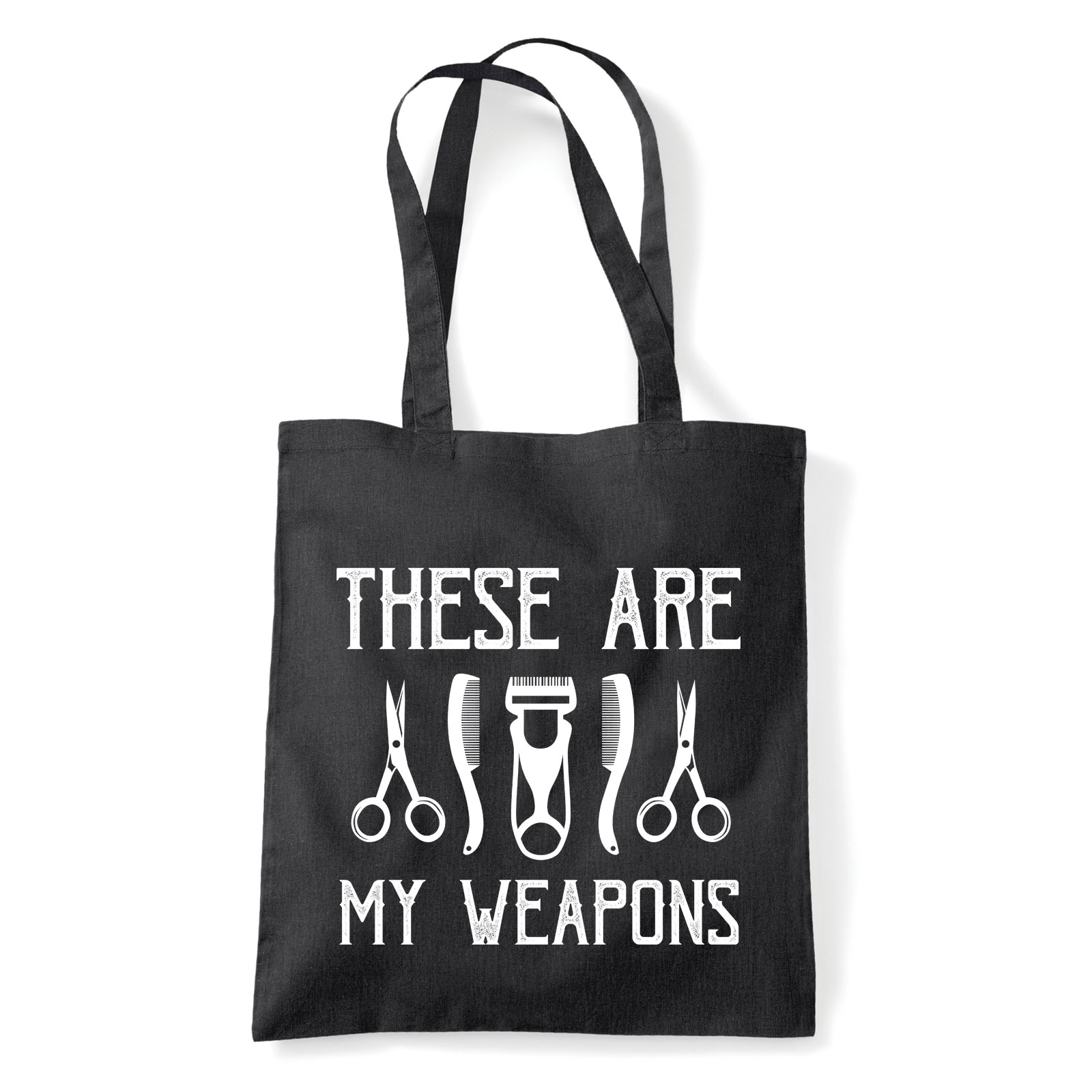 fodrász Fekete Shopper Vászontáska