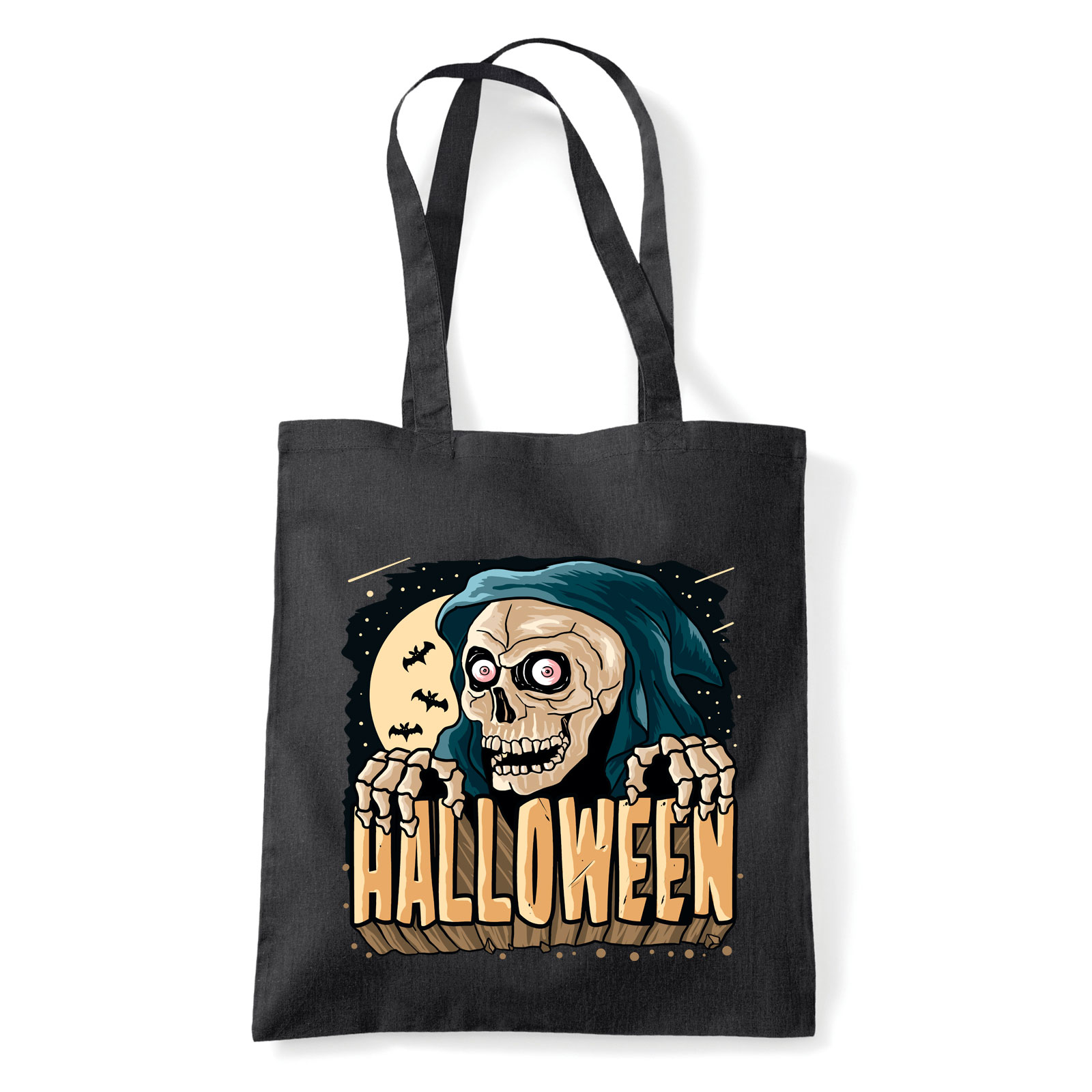 Halloween Fekete Shopper Vászontáska