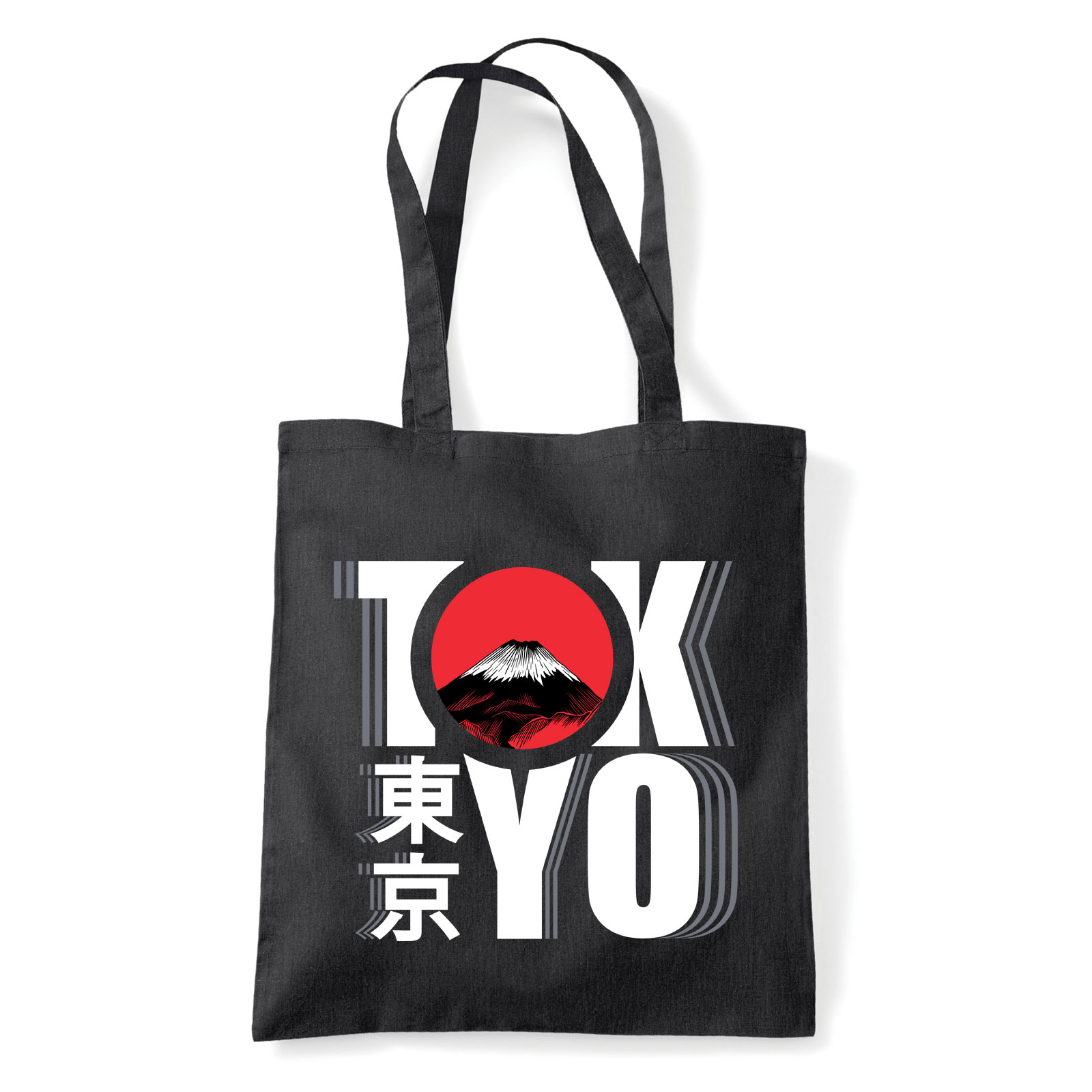 Tokyo japán japan Fekete Shopper Vászontáska