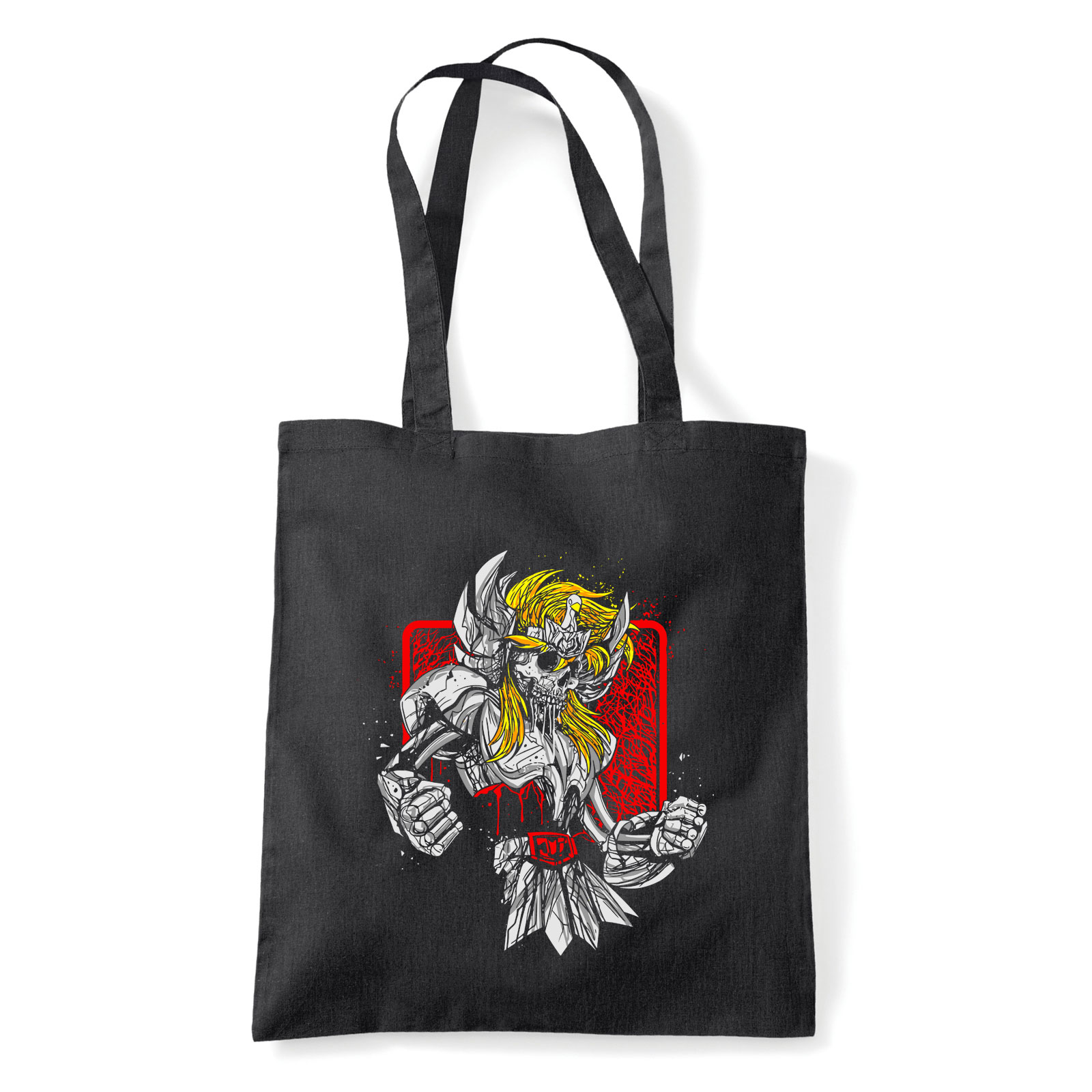 Saint Seiya Fekete Shopper Vászontáska