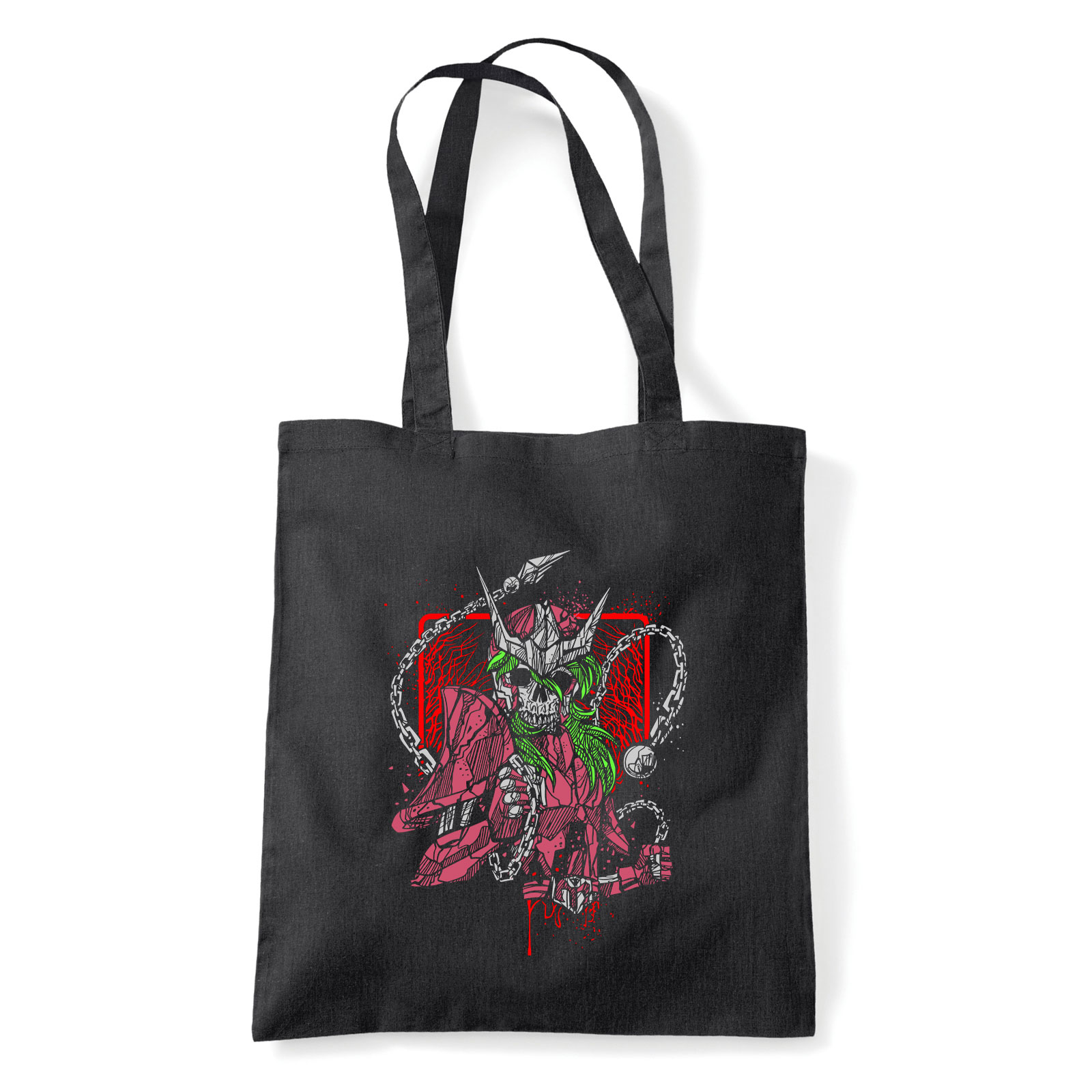 Saint Seiya Fekete Shopper Vászontáska