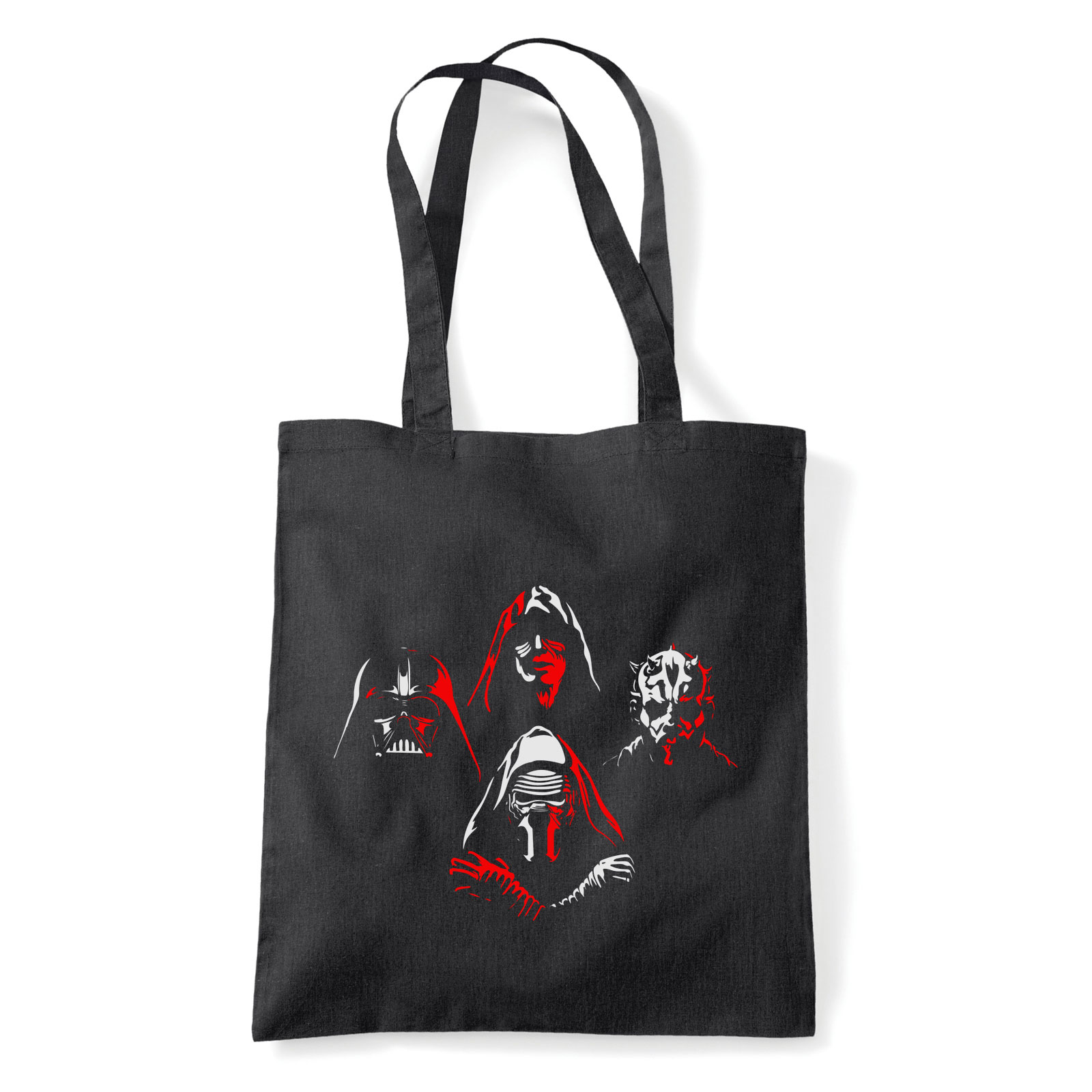 darth vader kylo ren darth maul emperor star wars sith Fekete Shopper Vászontáska