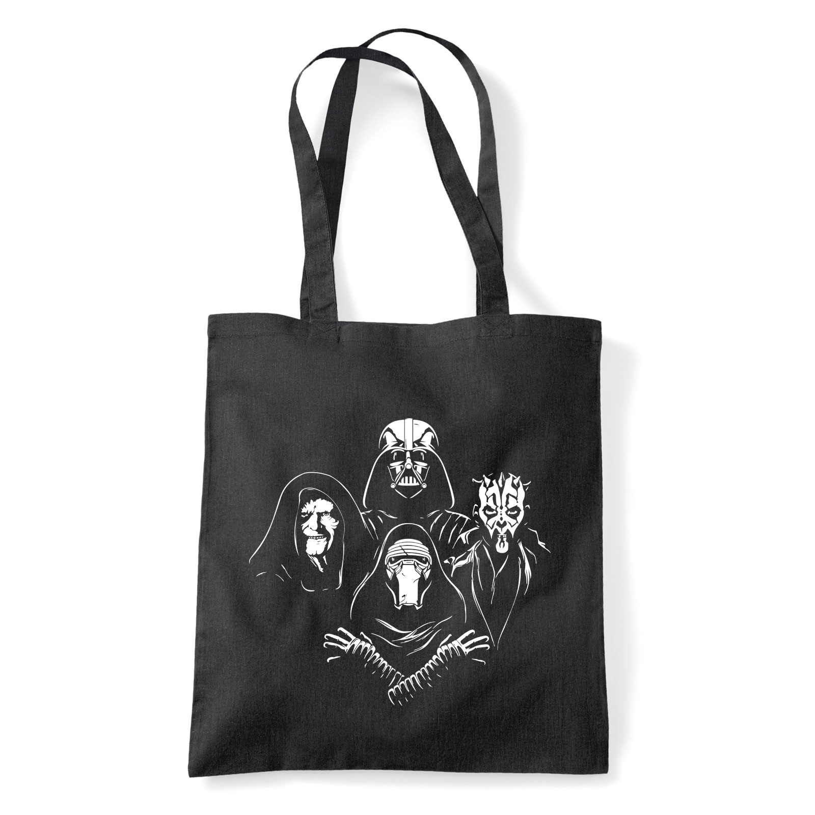darth vader kylo ren darth maul emperor star wars sith Fekete Shopper Vászontáska