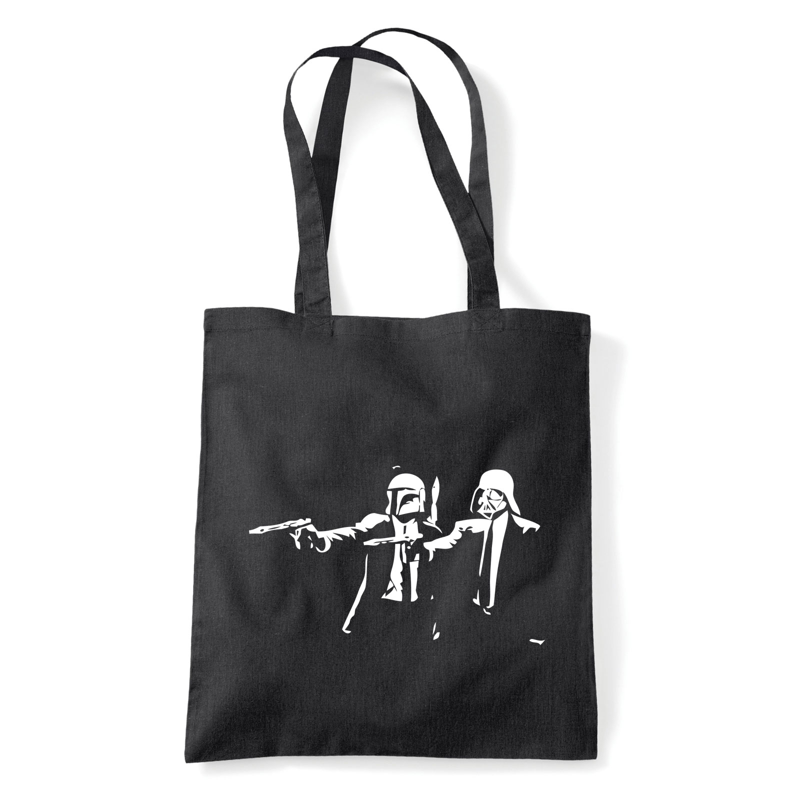 star wars darth vader boba fett Fekete Shopper Vászontáska