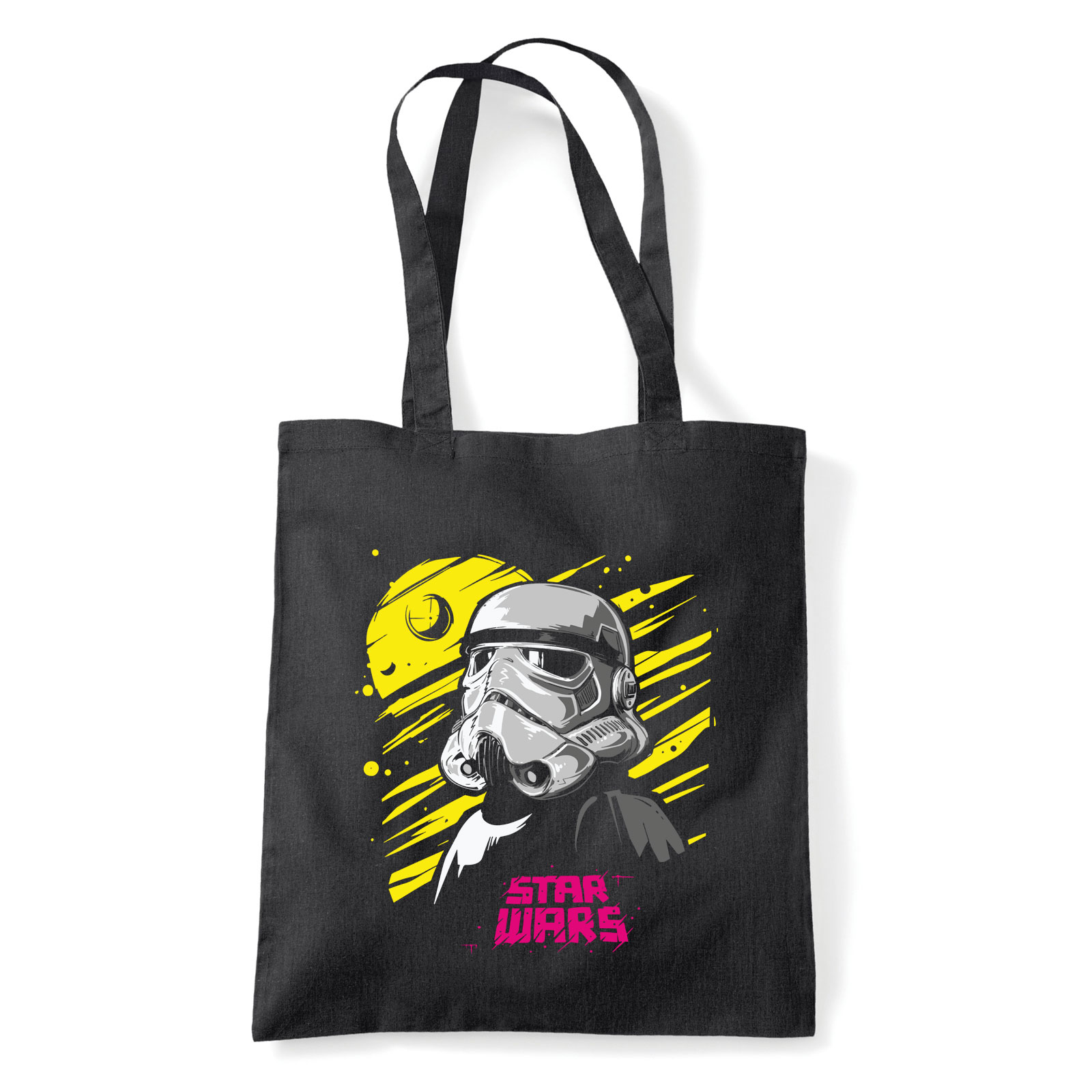 star wars storm trooper Fekete Shopper Vászontáska