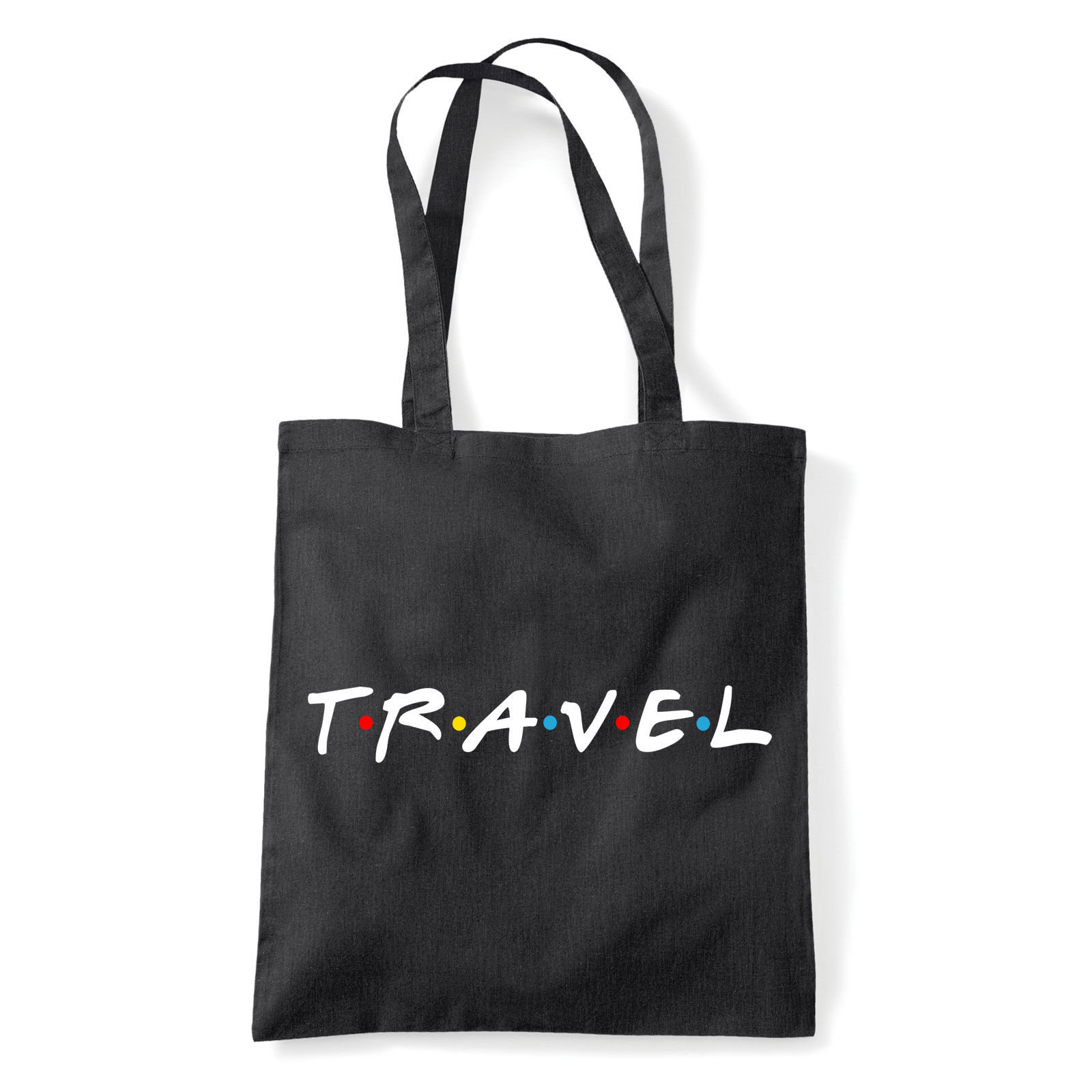 travel utazás nyaraló Fekete Shopper Vászontáska