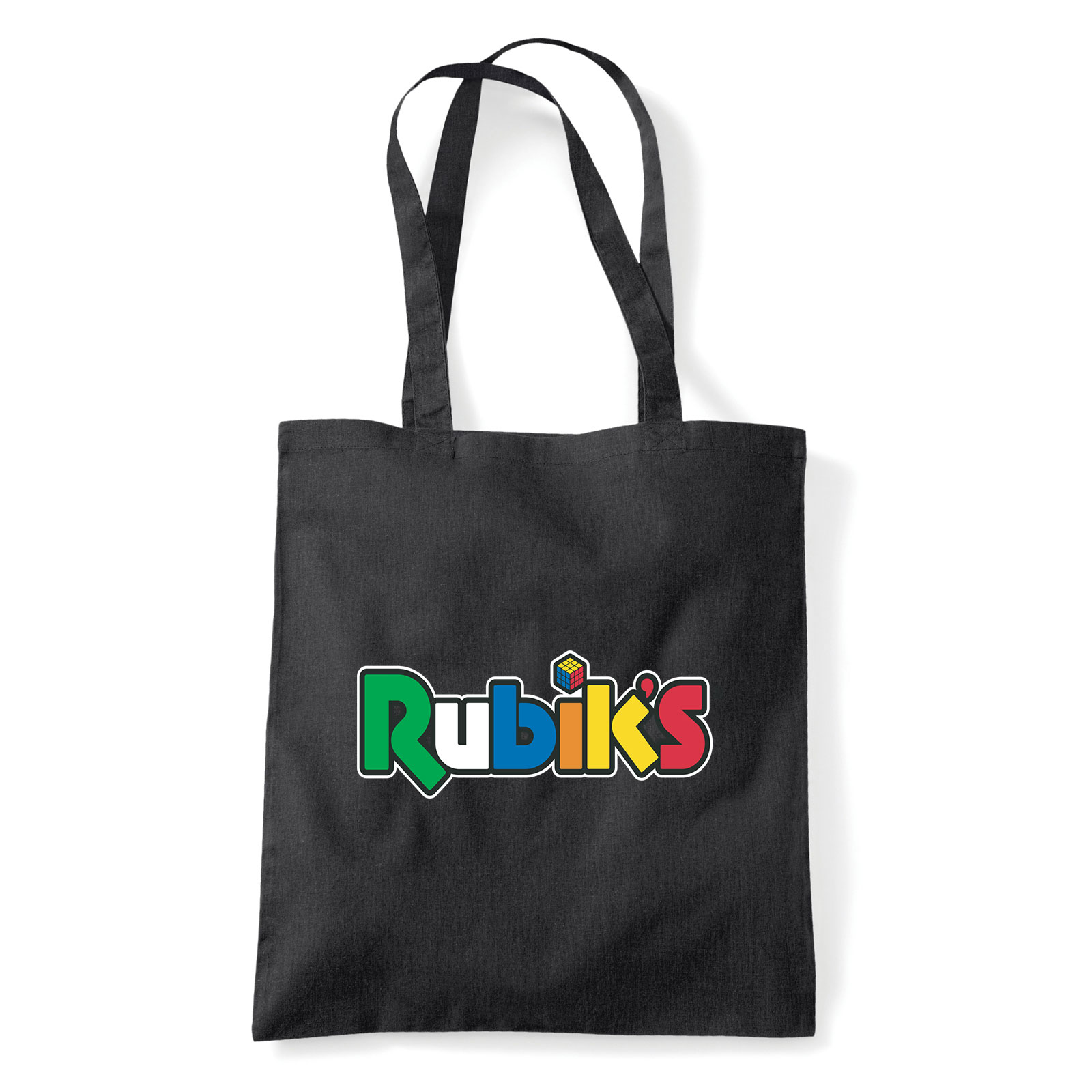 rubik kocka Fekete Shopper Vászontáska