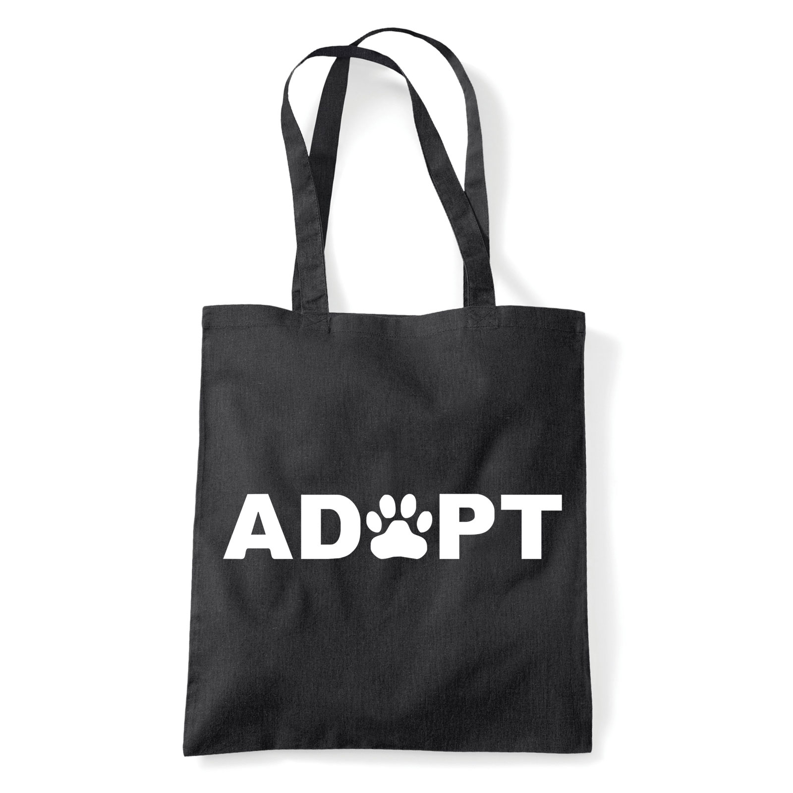 kutya kutyás adopt adoptálás Fekete Shopper Vászontáska