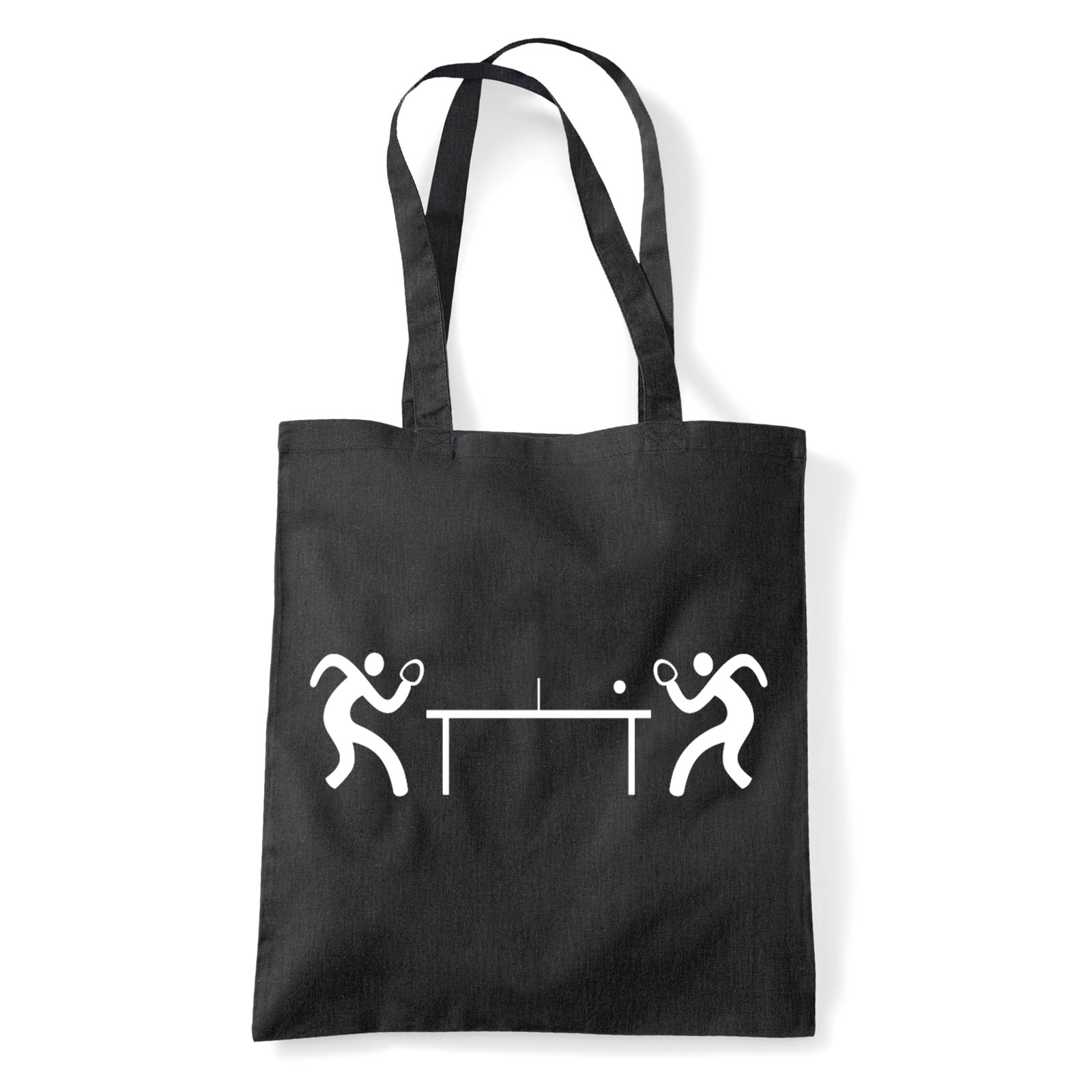 ping pong Fekete Shopper Vászontáska