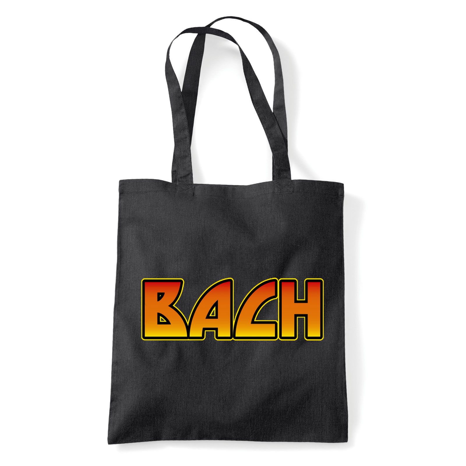 sebastian bach Fekete Shopper Vászontáska