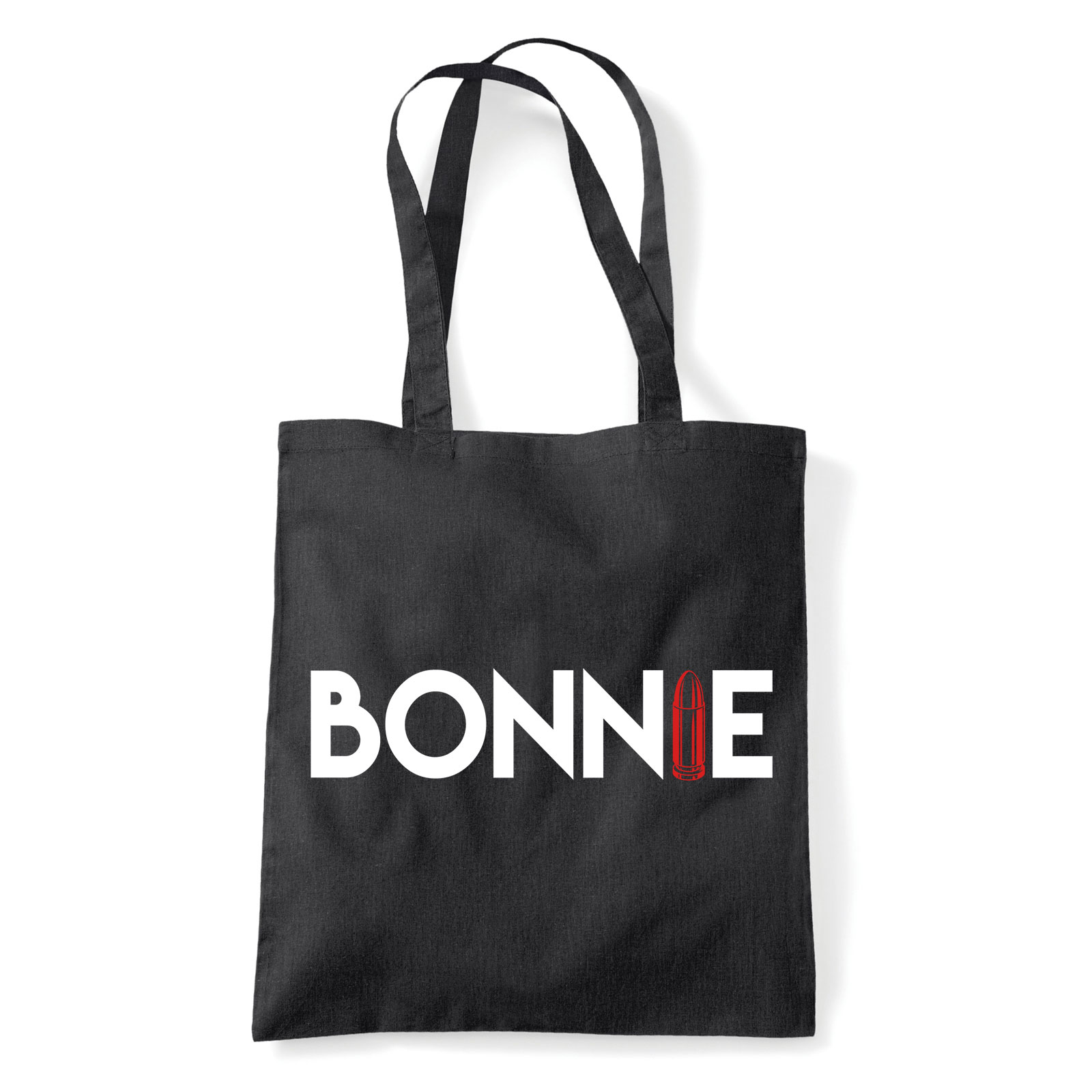 Bonnie és clyde Fekete Shopper Vászontáska