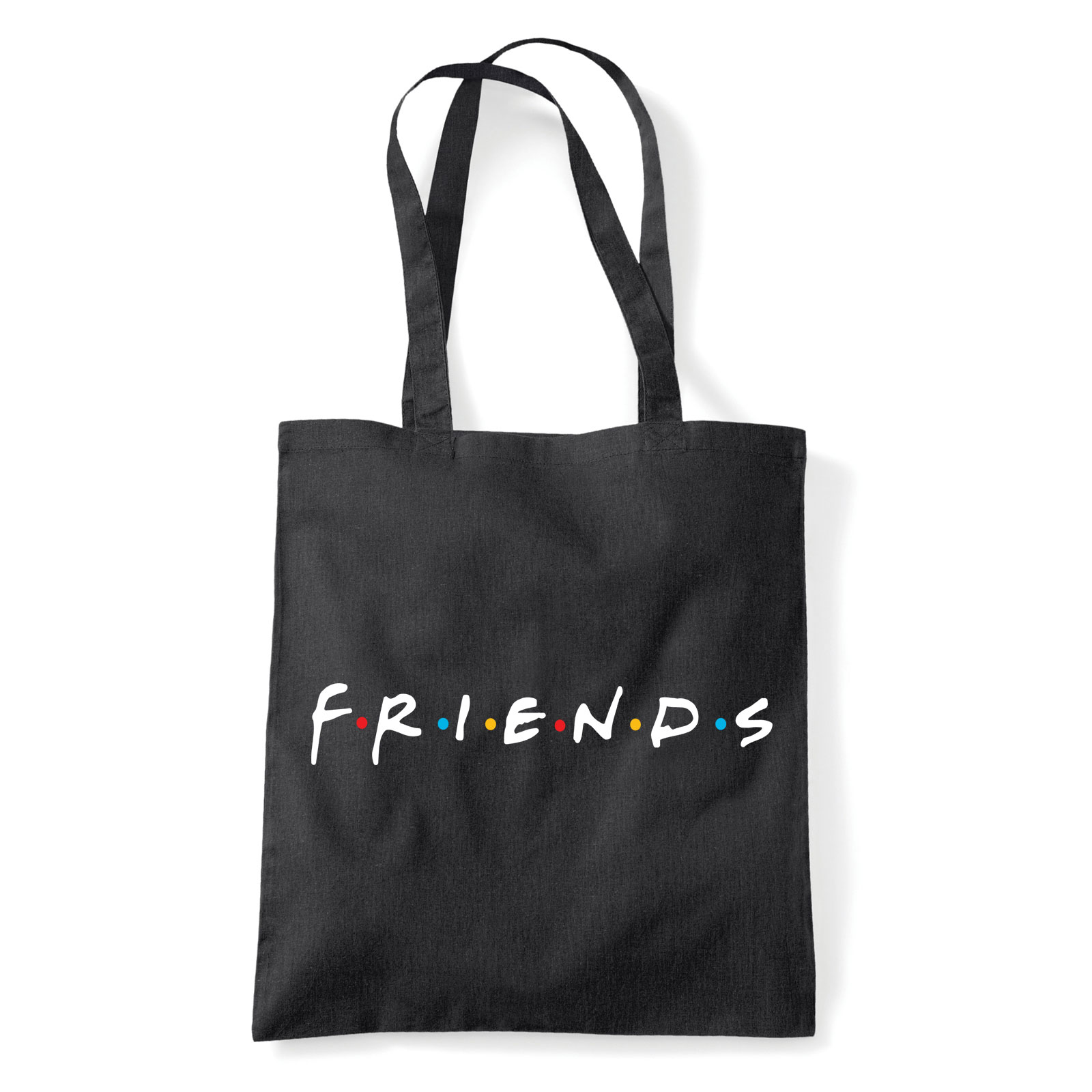 Friends jóbarátok Fekete Shopper Vászontáska
