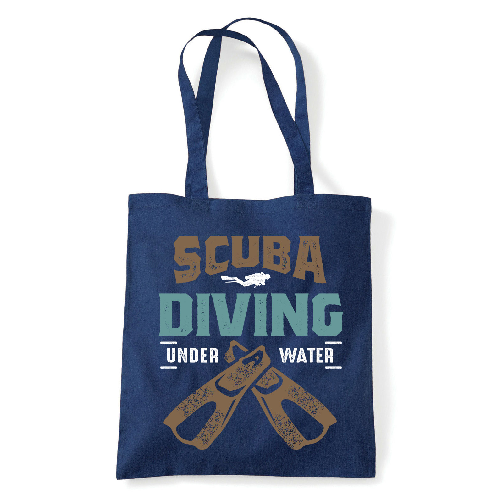 scuba diving búvárkodás búvár Sötétkék Shopper Vászontáska