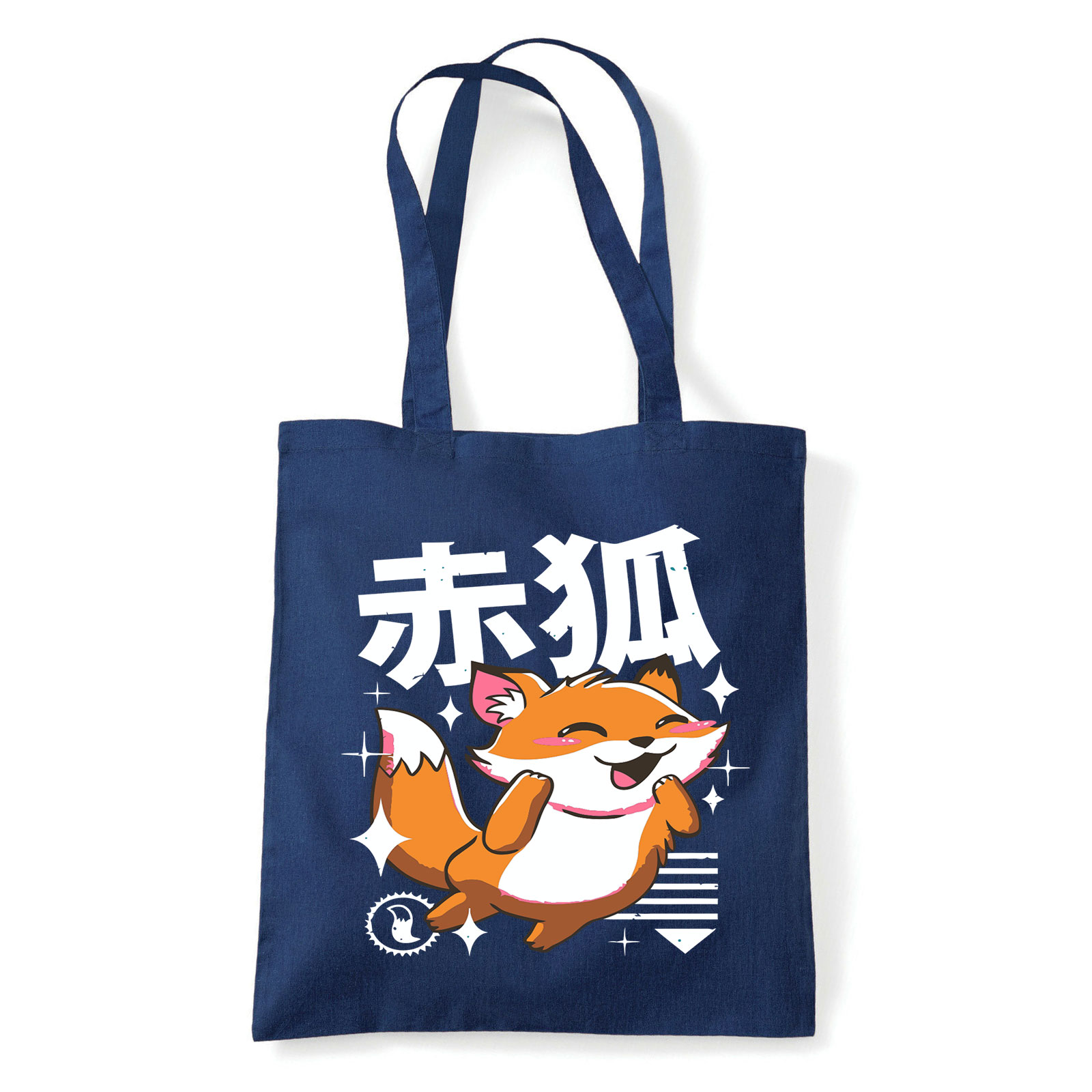 Rejtett Sötétkék Shopper Vászontáska