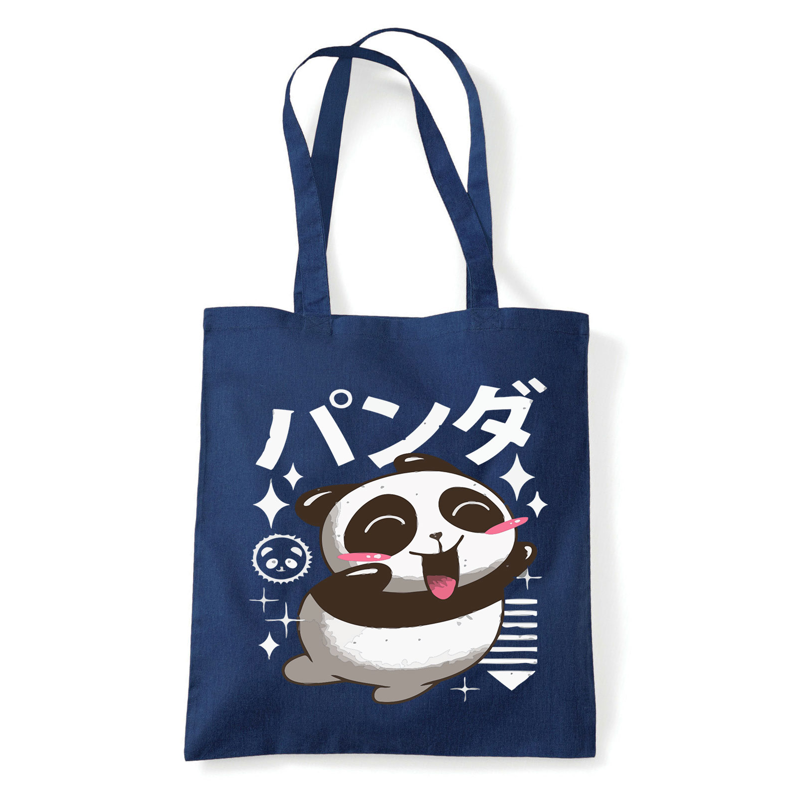panda Sötétkék Shopper Vászontáska