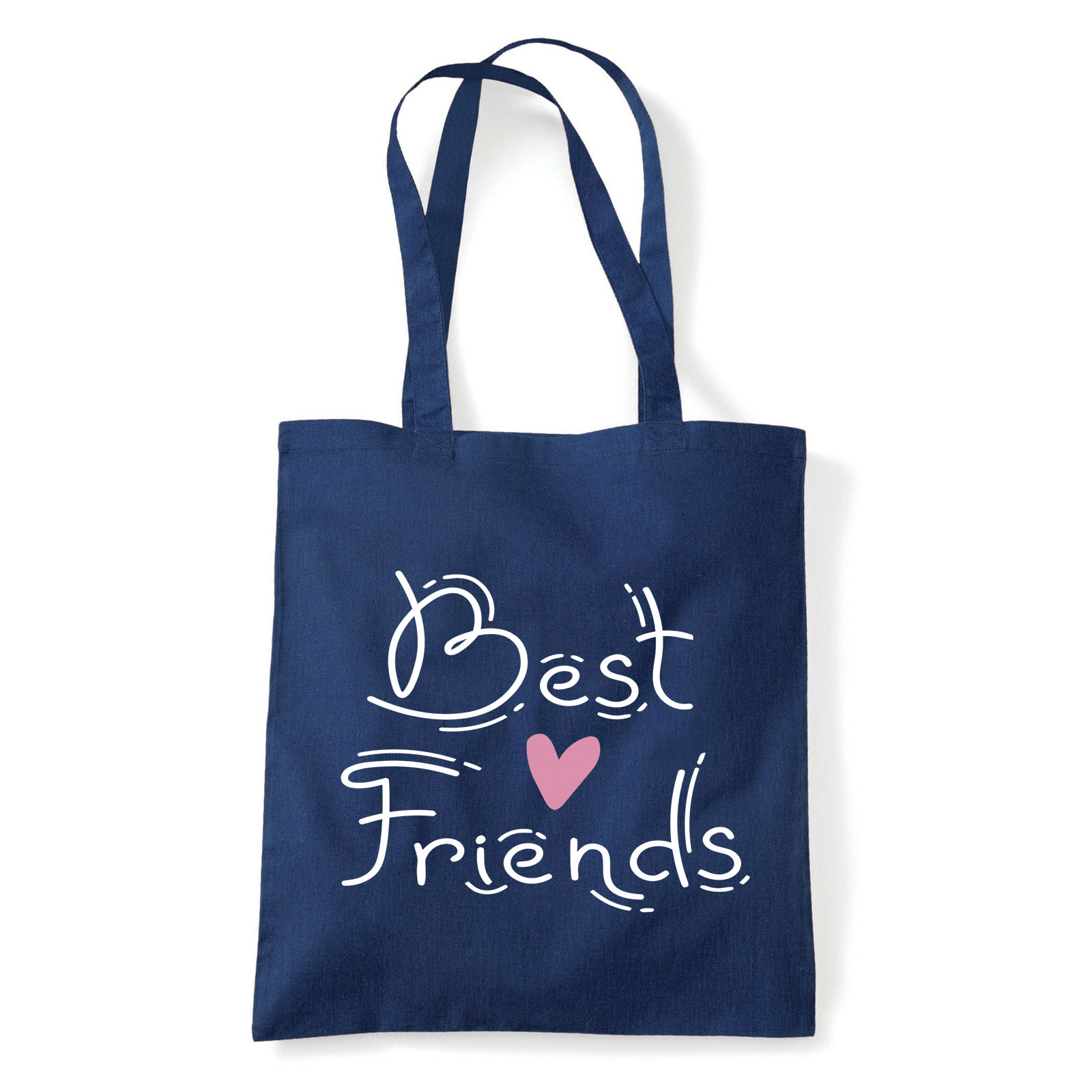 bff best friends barátság Sötétkék Shopper Vászontáska