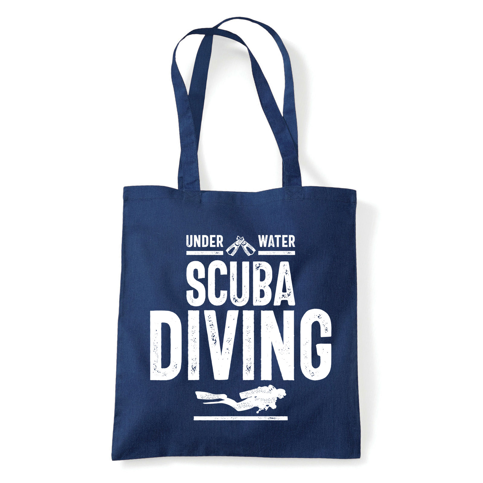 búvár búvárkodás Sötétkék Shopper Vászontáska