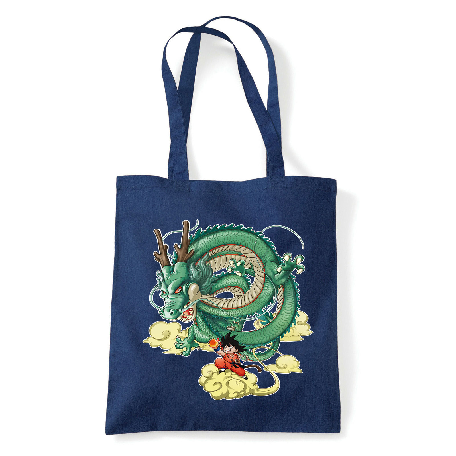dragon ball son goku shenron shenlong Sötétkék Shopper Vászontáska
