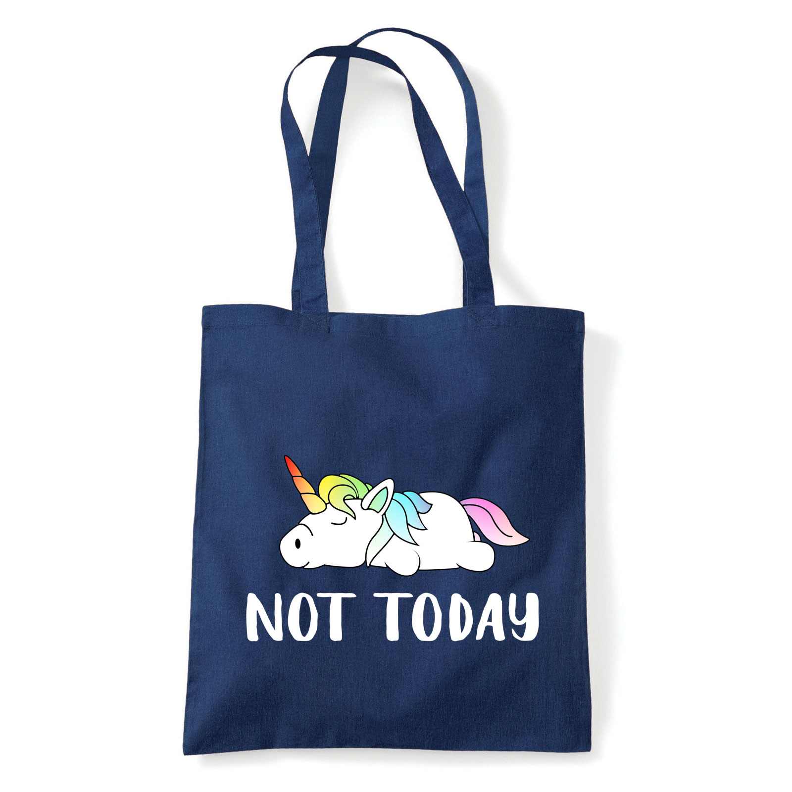 unikornis alvós Sötétkék Shopper Vászontáska