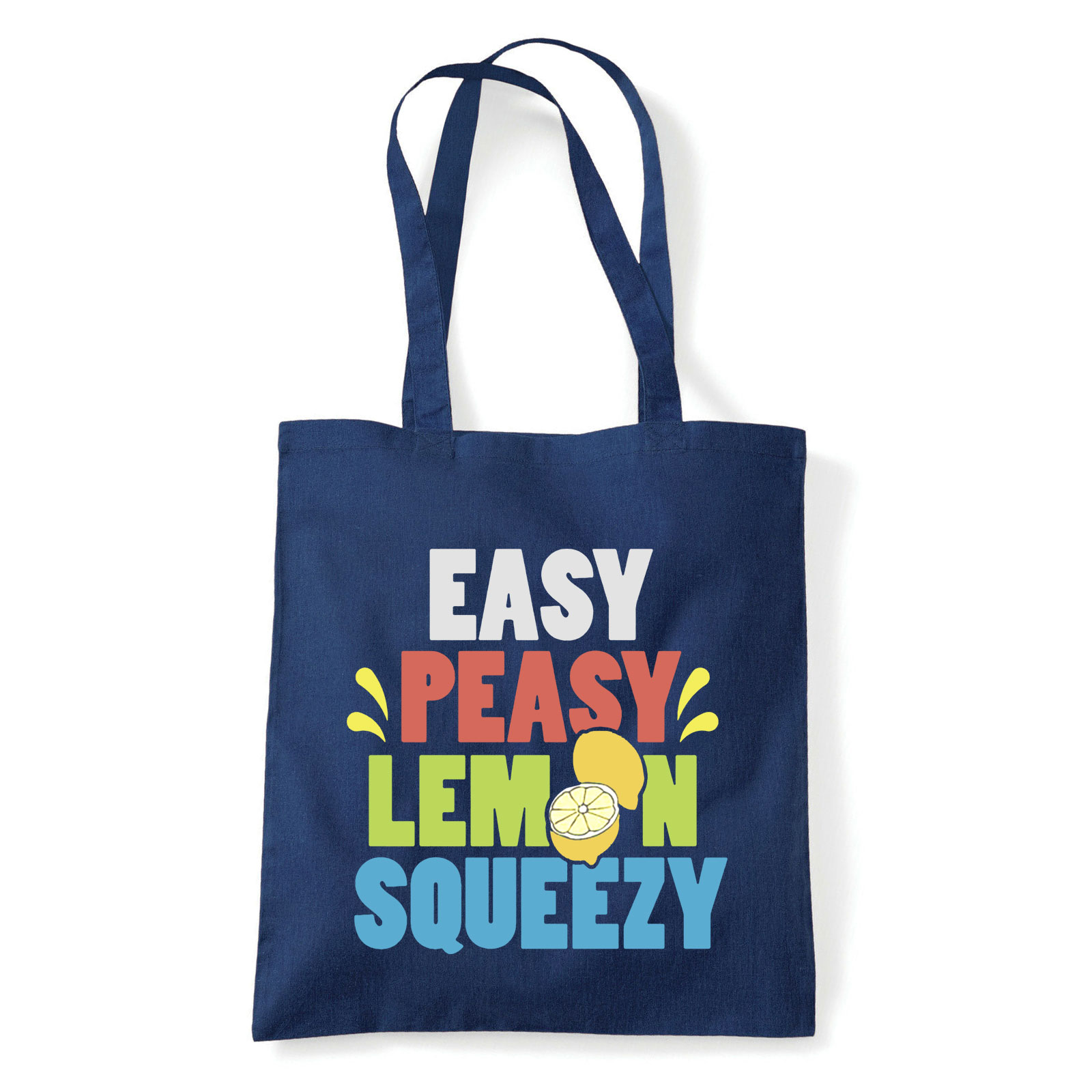 easy peasy lemon squeezy Sötétkék Shopper Vászontáska
