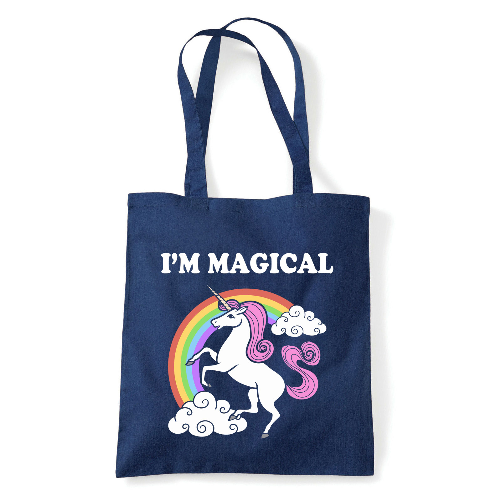 unikornis Sötétkék Shopper Vászontáska