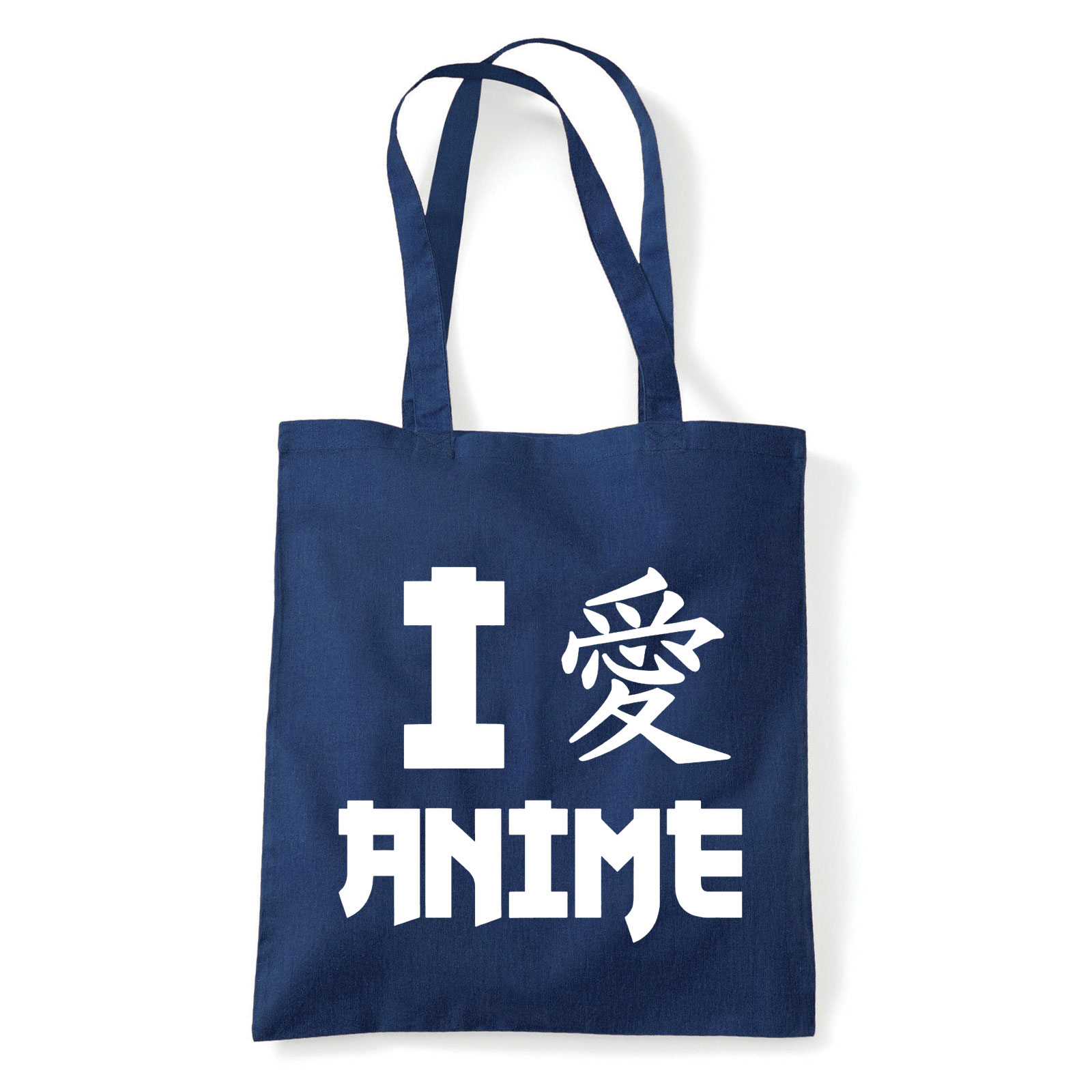 i love anime Sötétkék Shopper Vászontáska