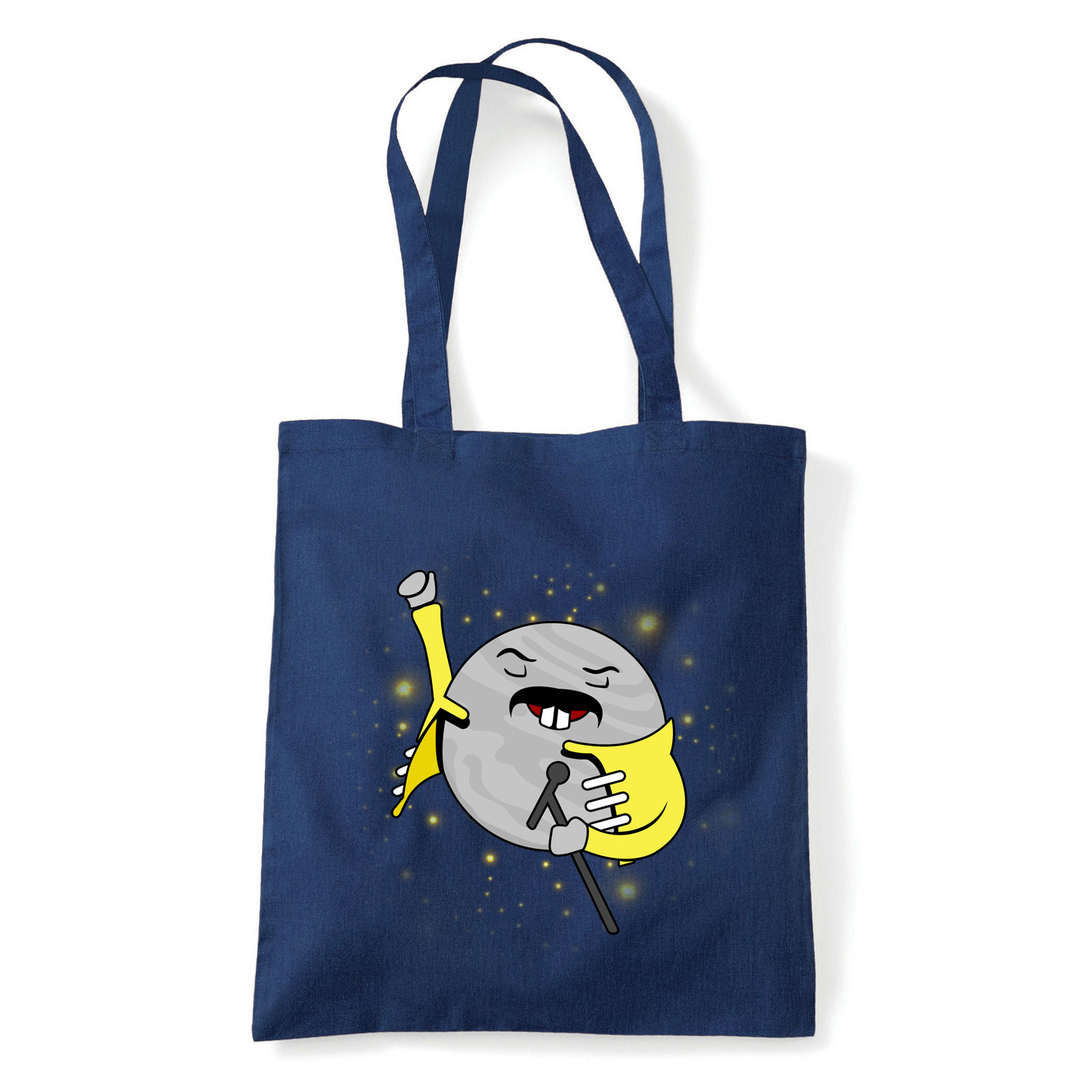 freddie mercury humor bolygó merkúr Sötétkék Shopper Vászontáska