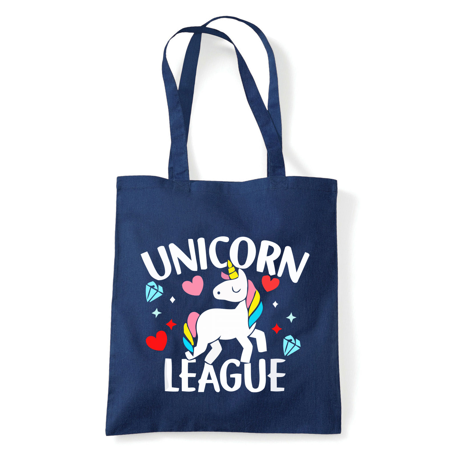 unikornis unicorn Sötétkék Shopper Vászontáska