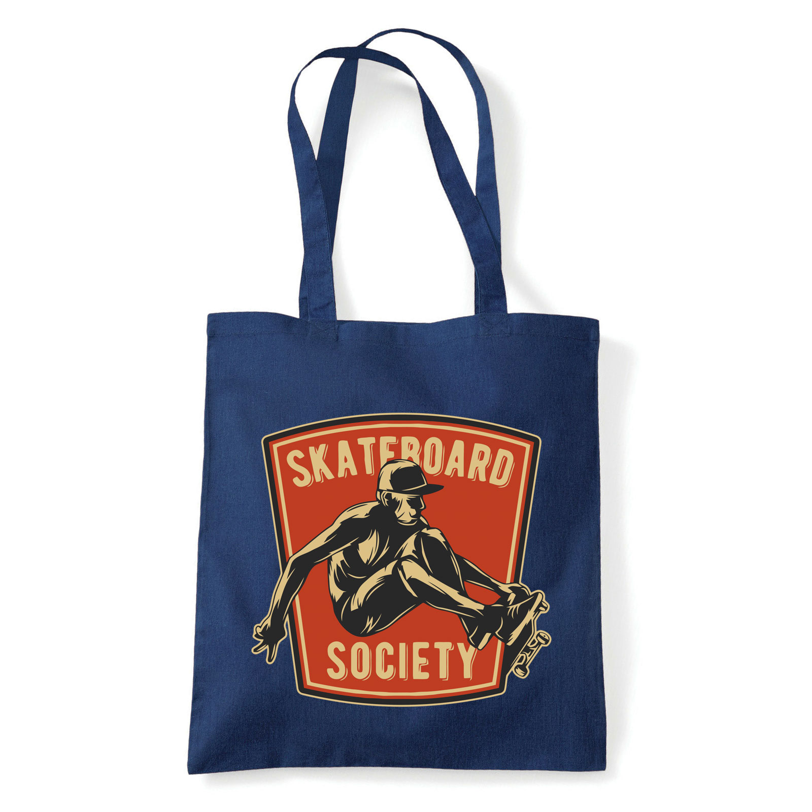 gördeszka gördeszkás Sötétkék Shopper Vászontáska