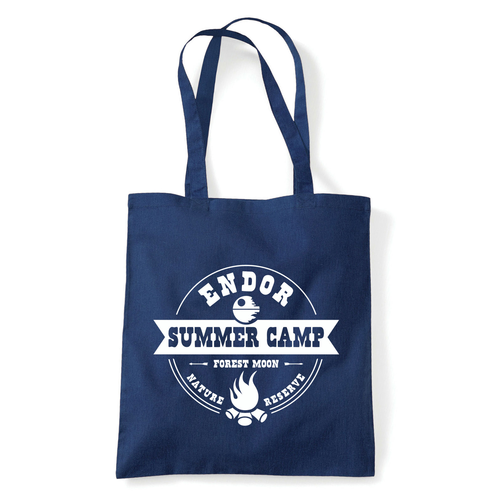 endor bolgyó star wars Sötétkék Shopper Vászontáska