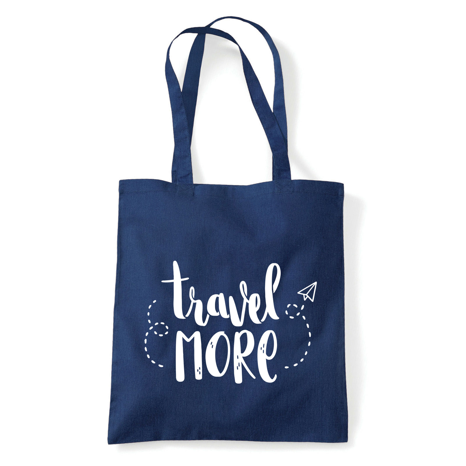 travel more utazás Sötétkék Shopper Vászontáska