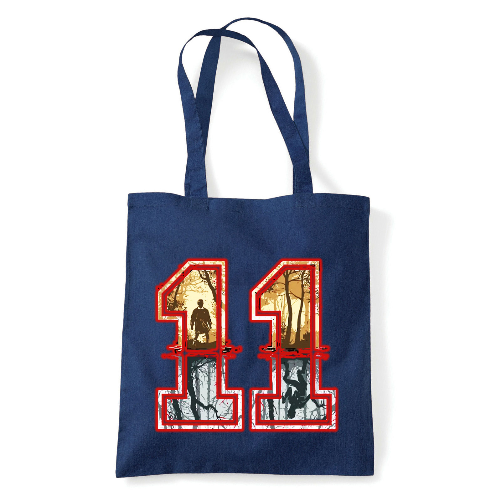 eleven stranger things Sötétkék Shopper Vászontáska