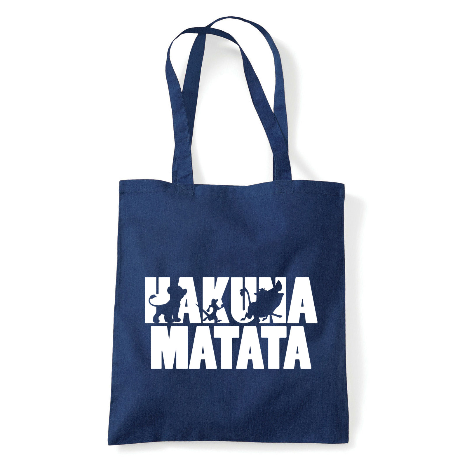 oroszlánkirály Sötétkék Shopper Vászontáska