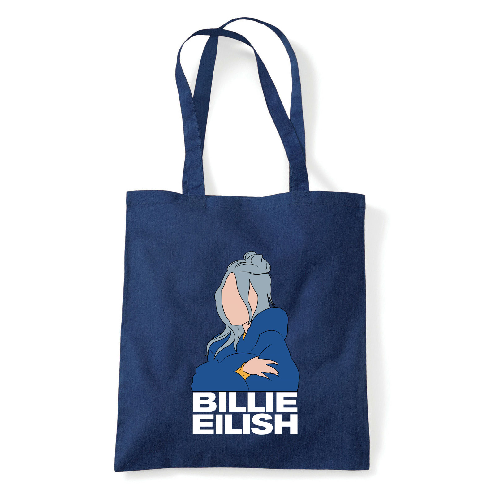 billie eilish Sötétkék Shopper Vászontáska