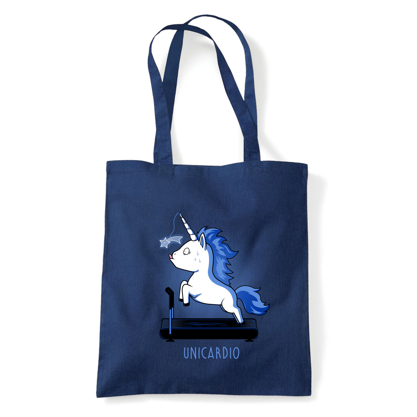 unikornis kardió Sötétkék Shopper Vászontáska
