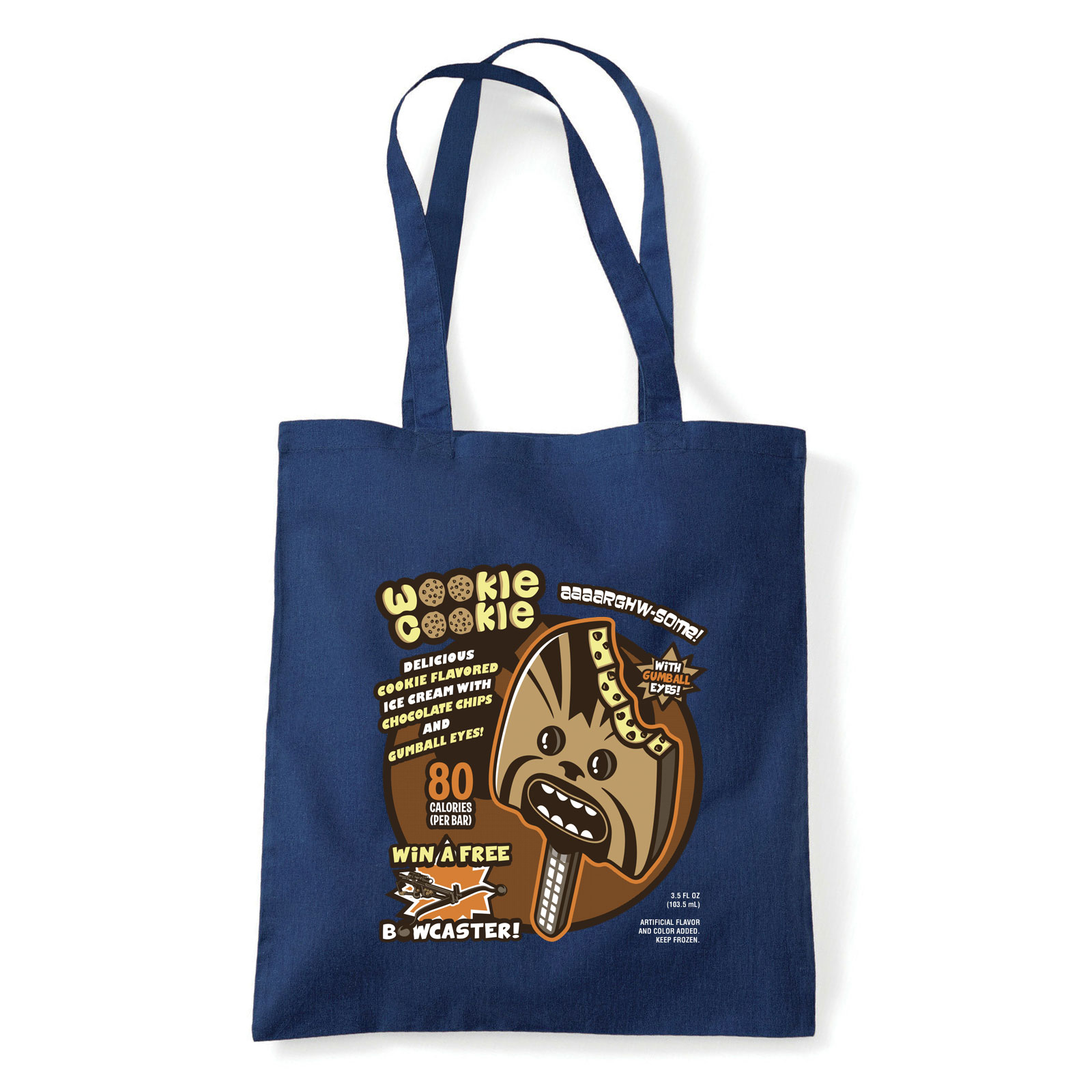 wookie cookie fagyi Sötétkék Shopper Vászontáska