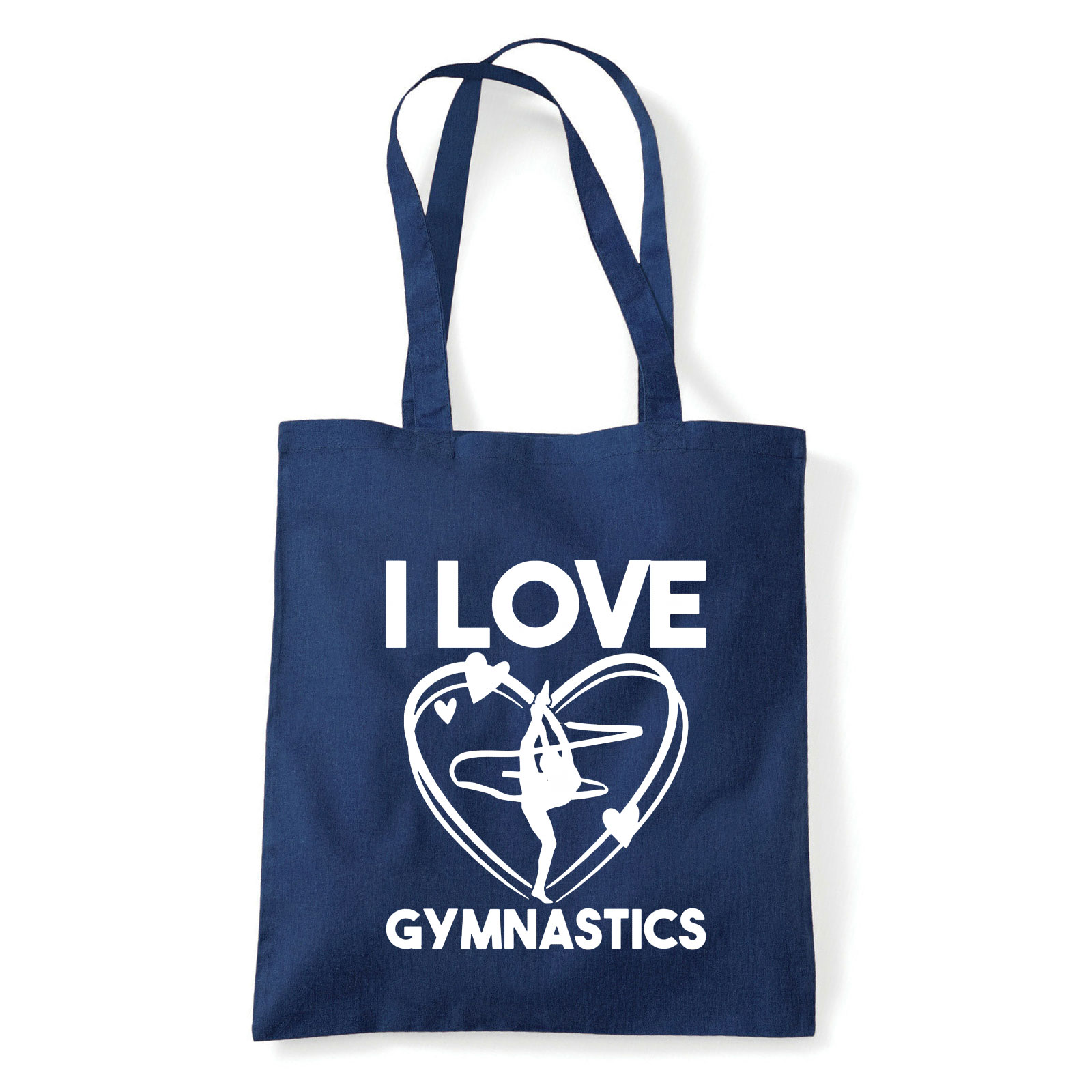 Love Gimnasztika Sötétkék Shopper Vászontáska