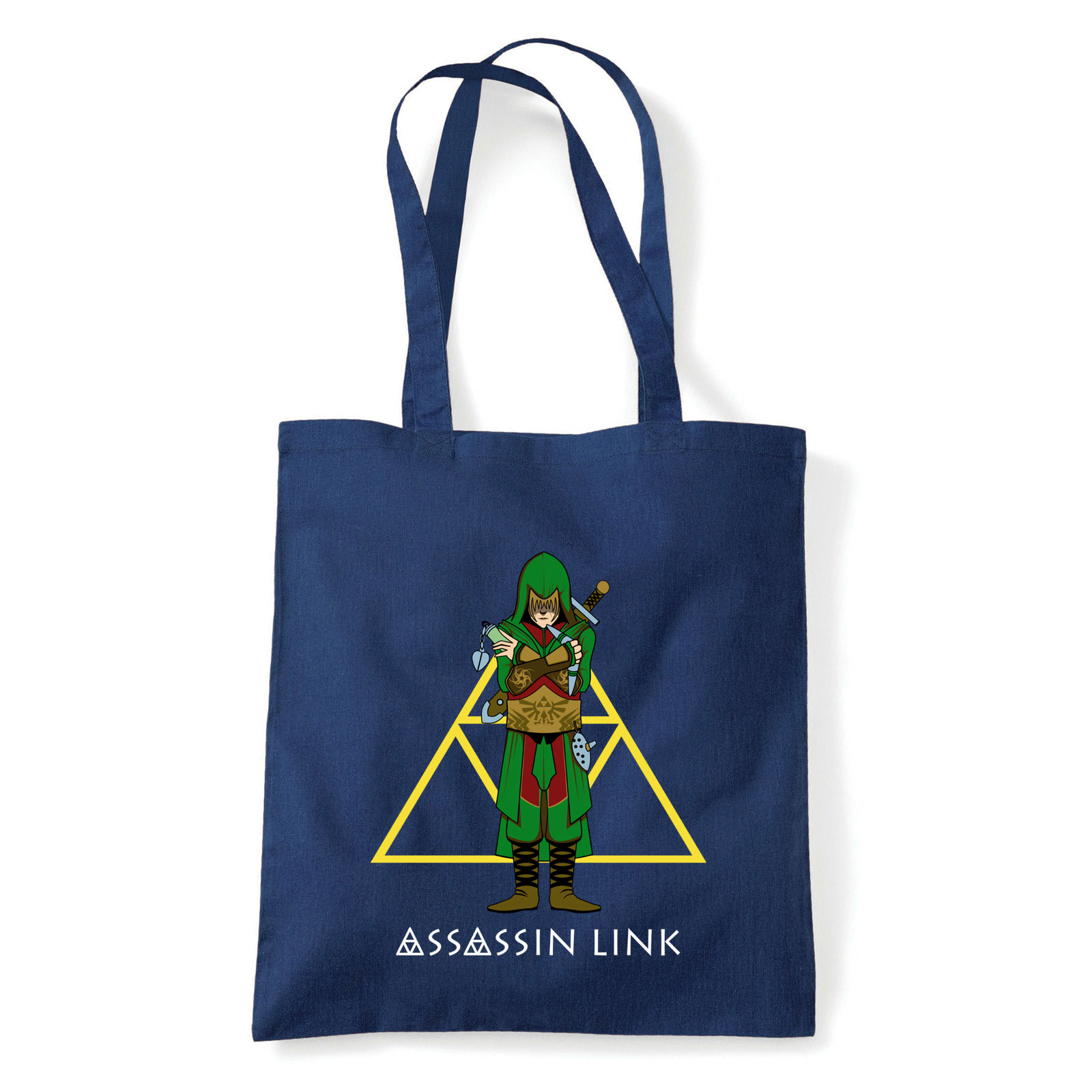 assasin creed zelda link Sötétkék Shopper Vászontáska