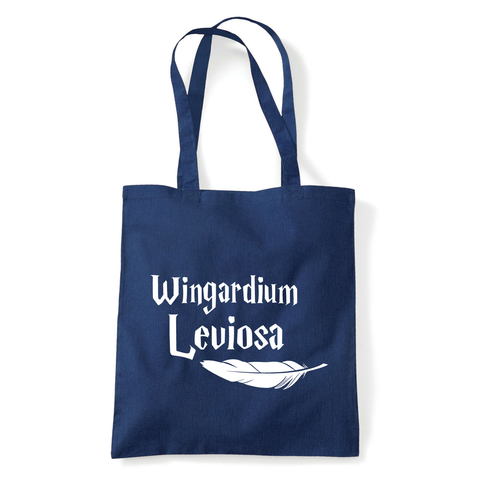 harry potter wingardium leviosa Sötétkék Shopper Vászontáska
