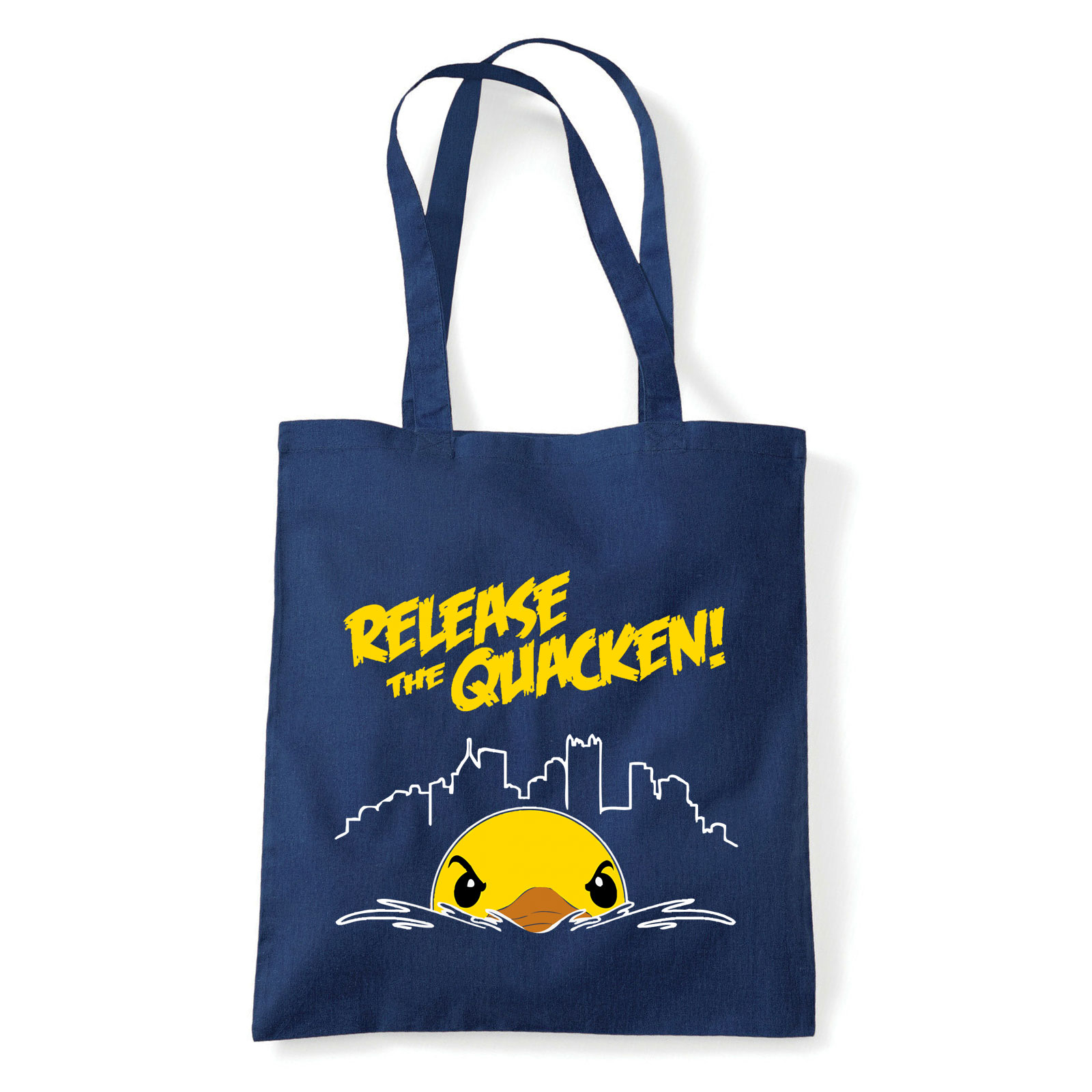 kacsa kacsás quakken krakken Sötétkék Shopper Vászontáska
