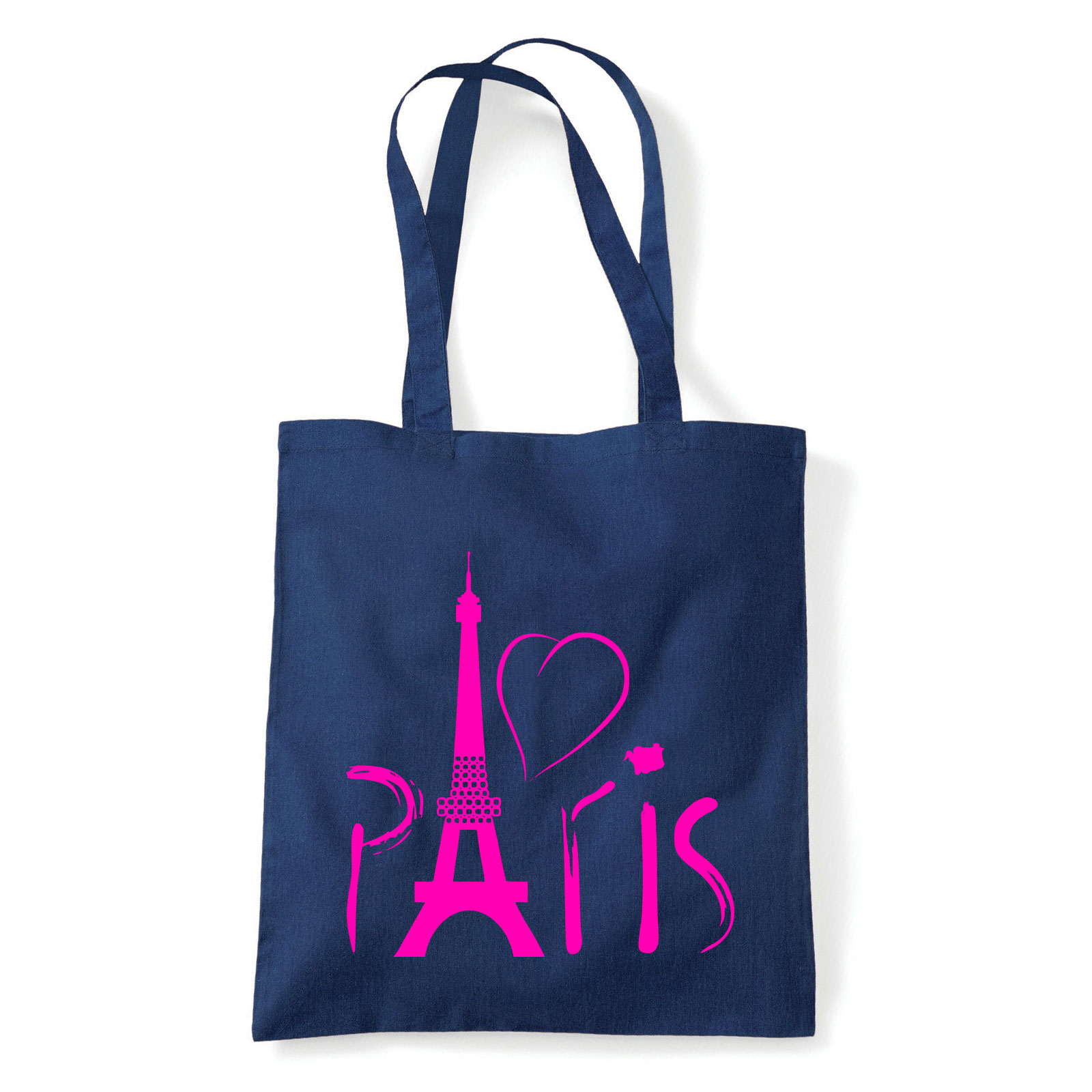 párizs eiffel torony eiffel tower paris francia ország Sötétkék Shopper Vászontáska