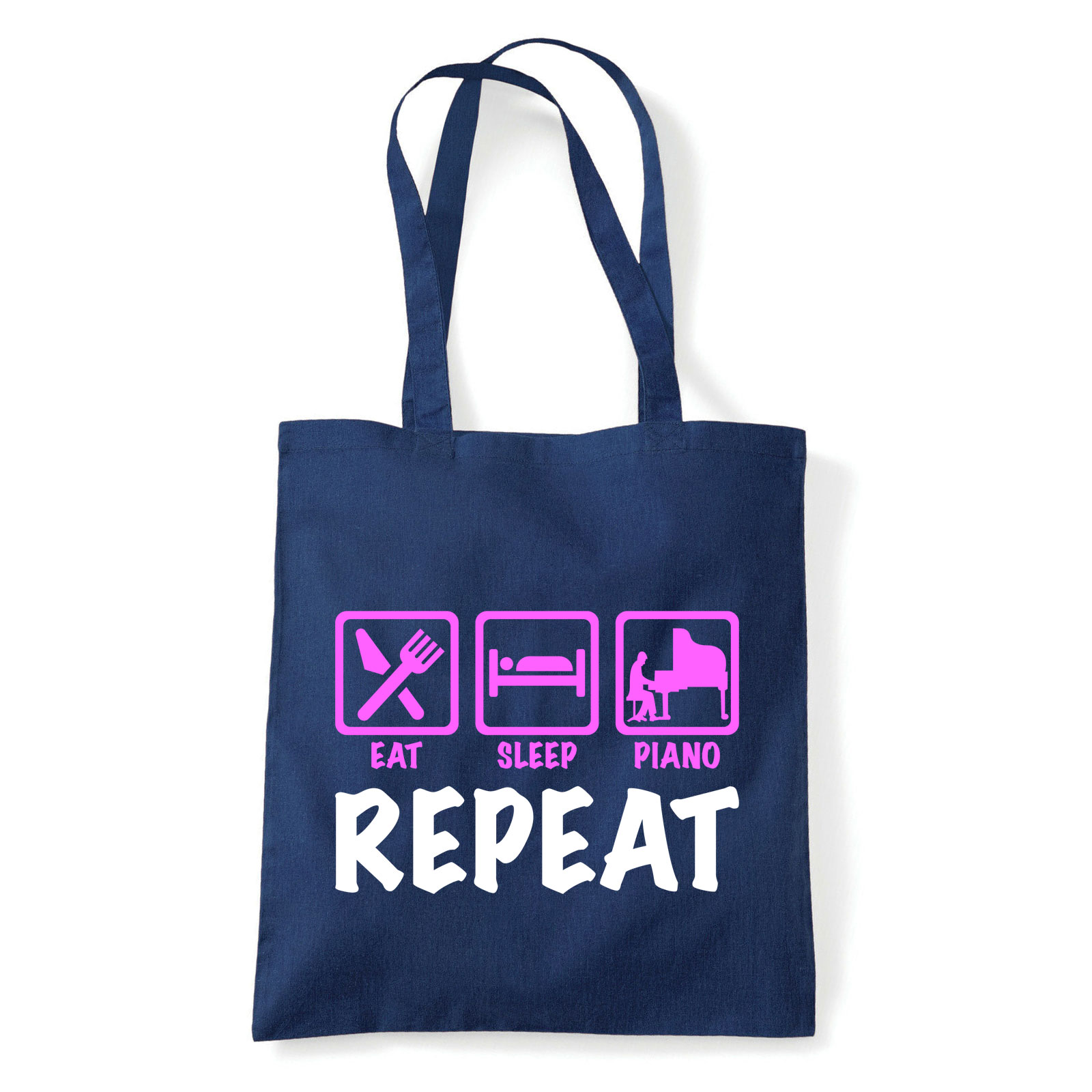 zongora zongorista Sötétkék Shopper Vászontáska
