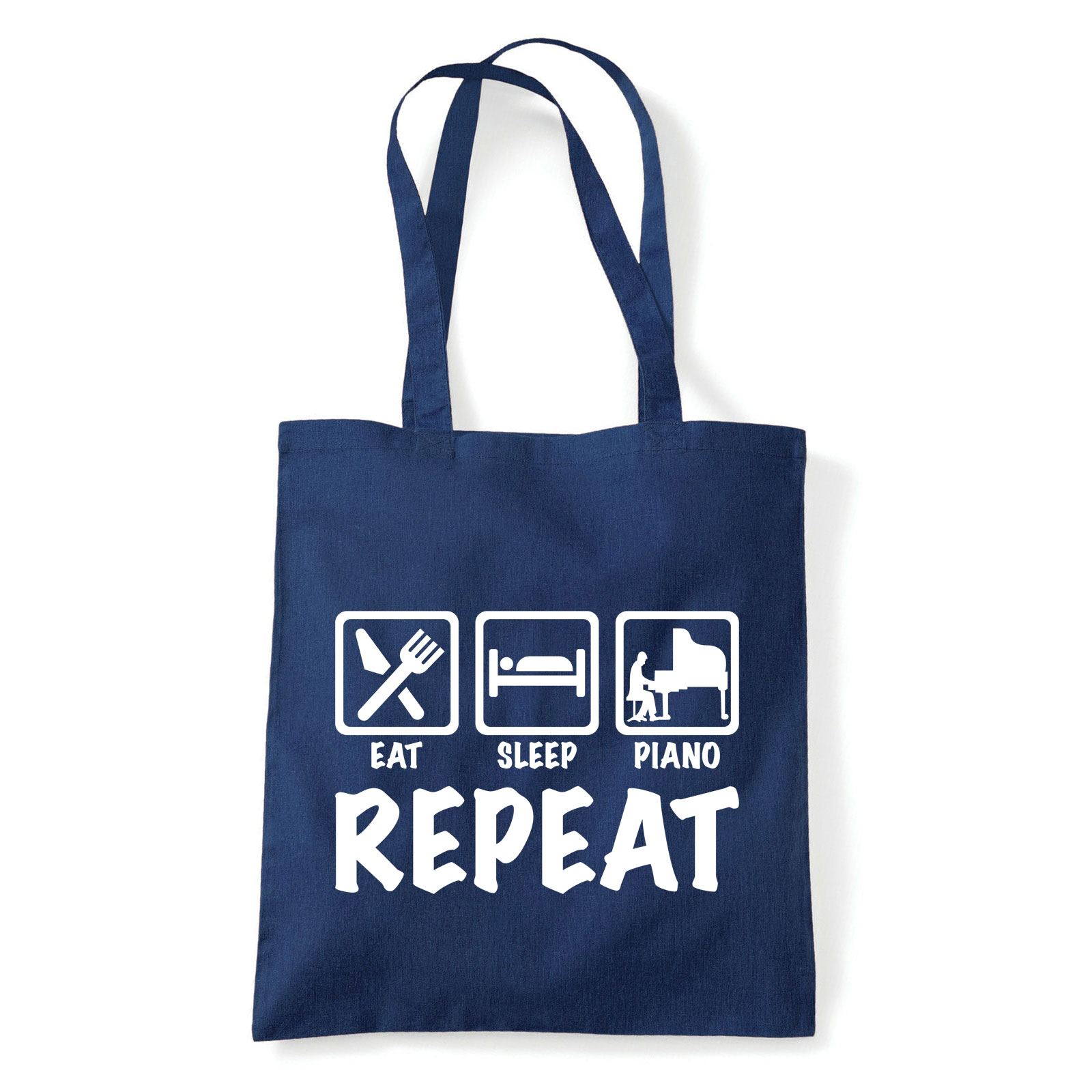 zongora zongorista Sötétkék Shopper Vászontáska