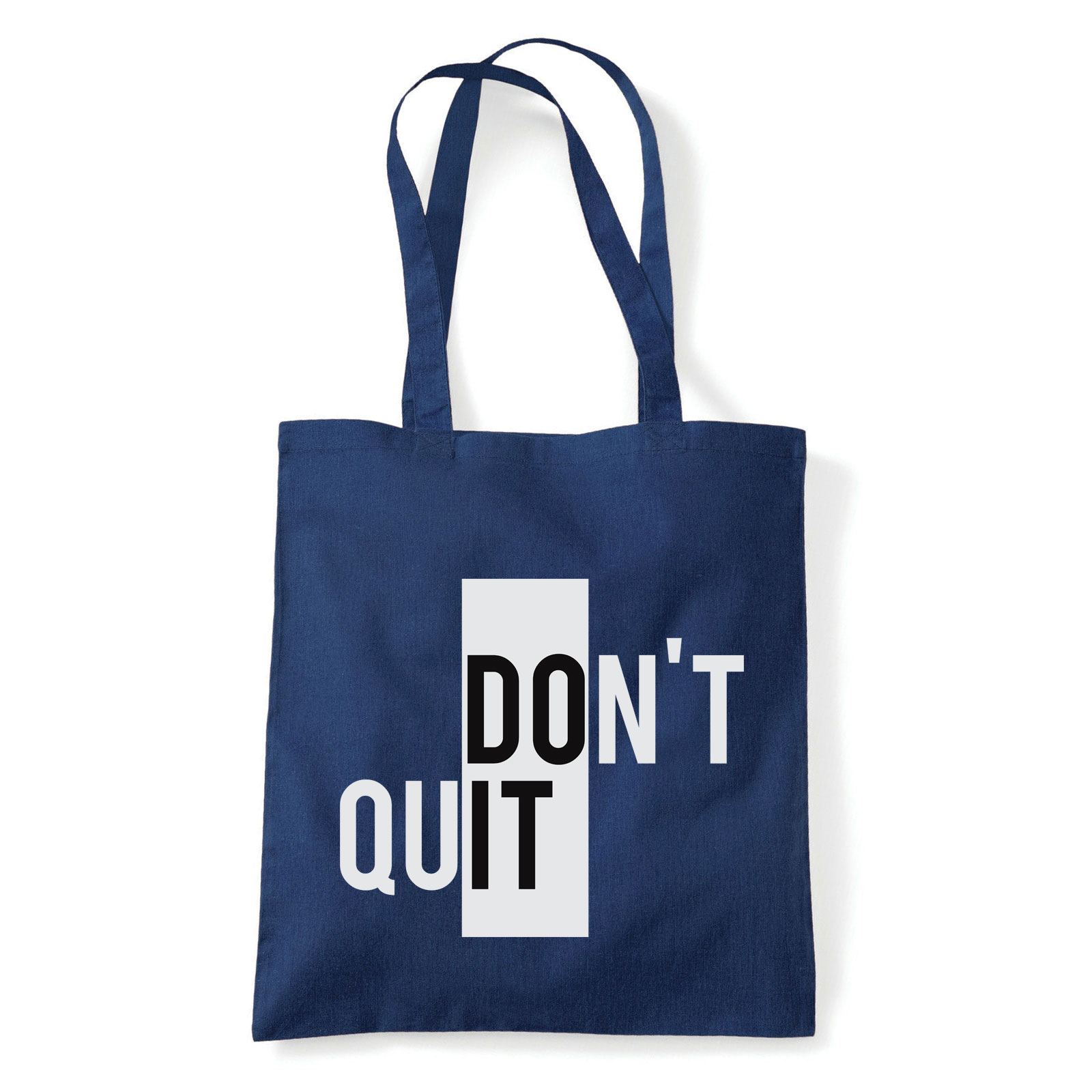 Do It Dont Quit Sötétkék Shopper Vászontáska