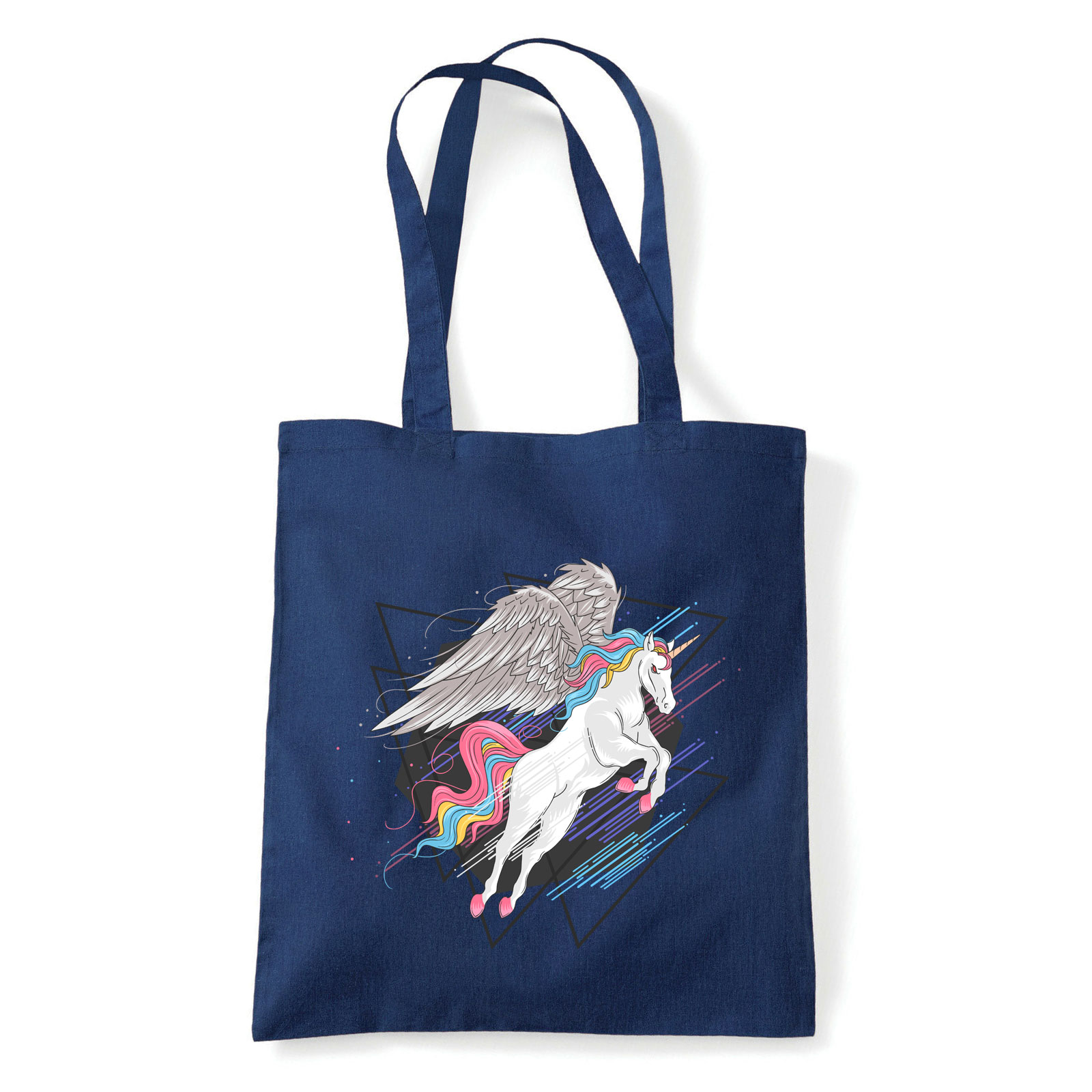 unikornis pegasus Sötétkék Shopper Vászontáska