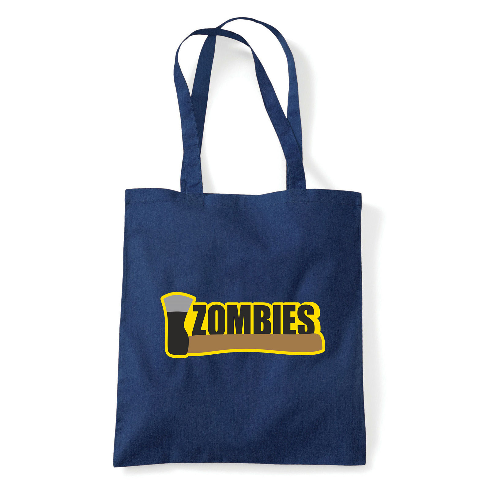 zombi zombis Sötétkék Shopper Vászontáska